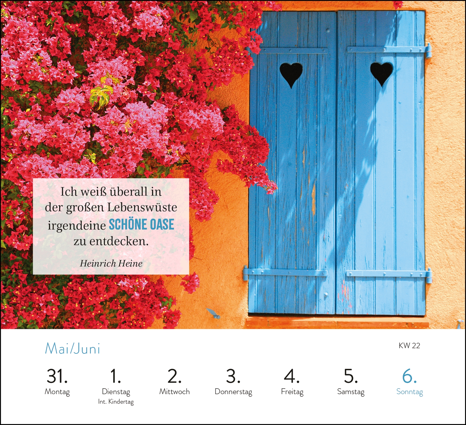 Aufstellkalender - Glücksmomente für jeden Tag 2027