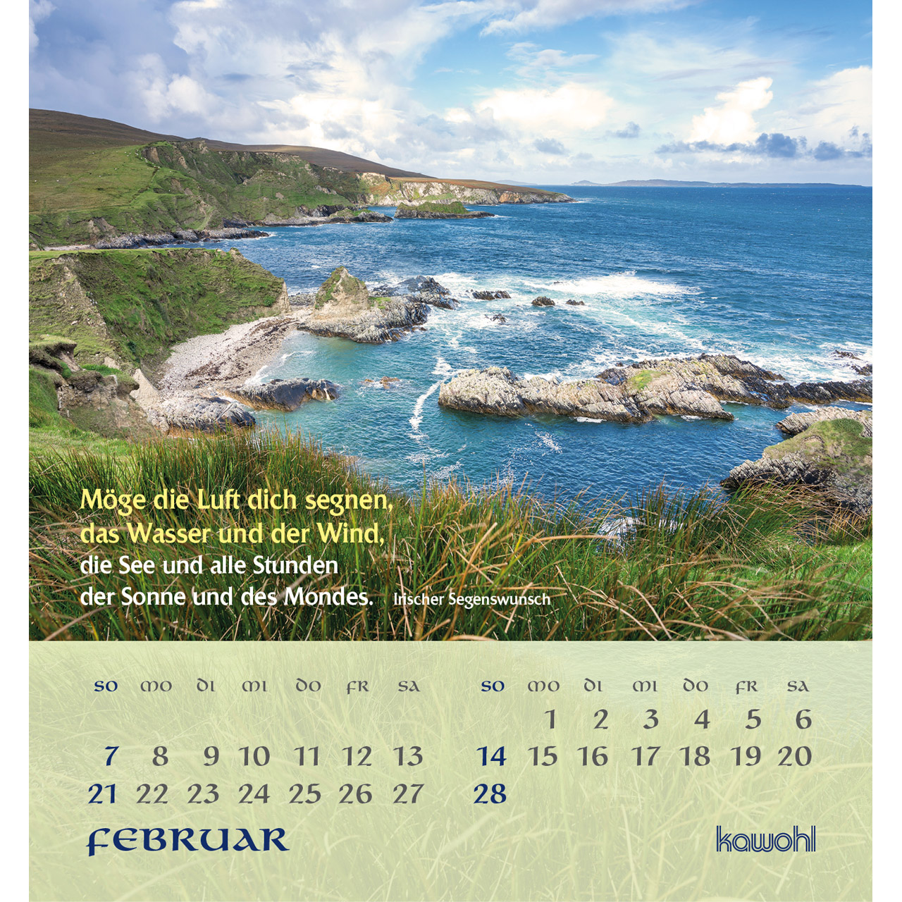 Aufstellkalender - Tiefen Frieden wünsche ich dir 2027