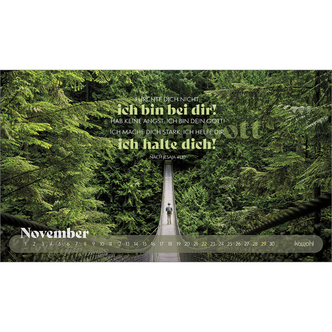 Postkartenkalender - Abenteuer - Mit Gott unterwegs 2026