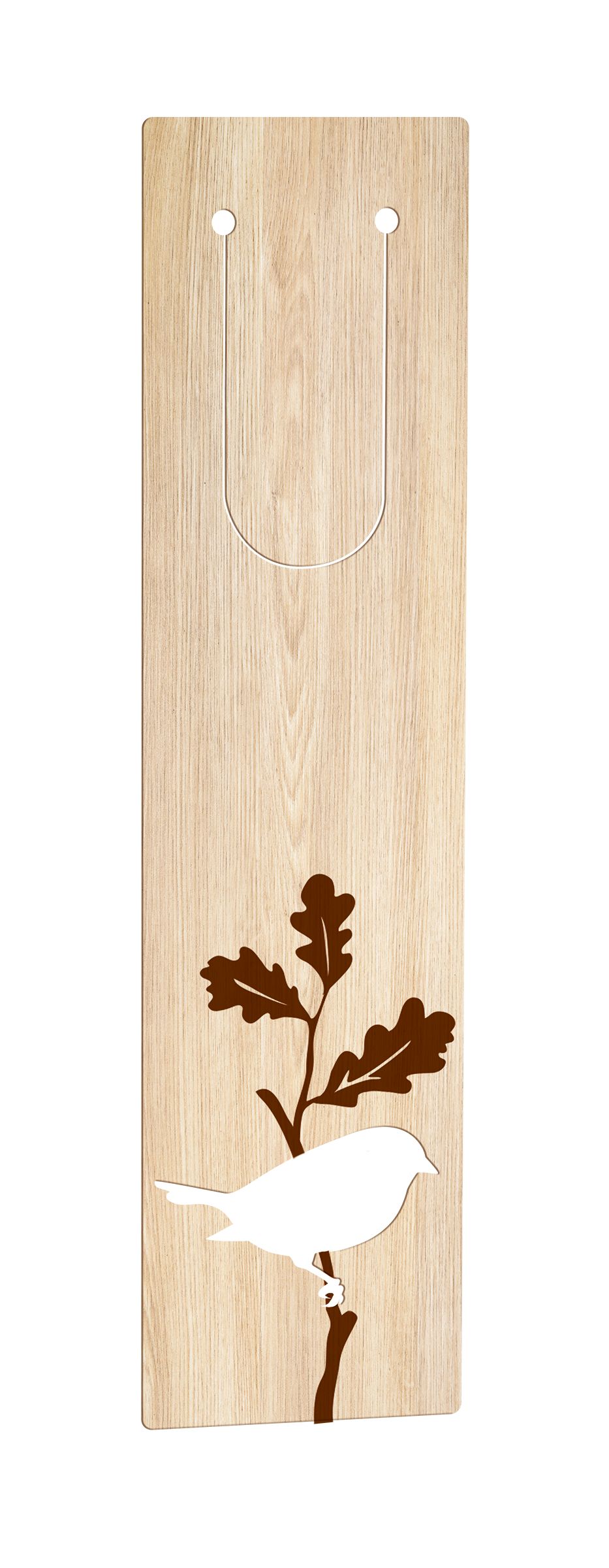 Holzlesezeichen 'Vogel'