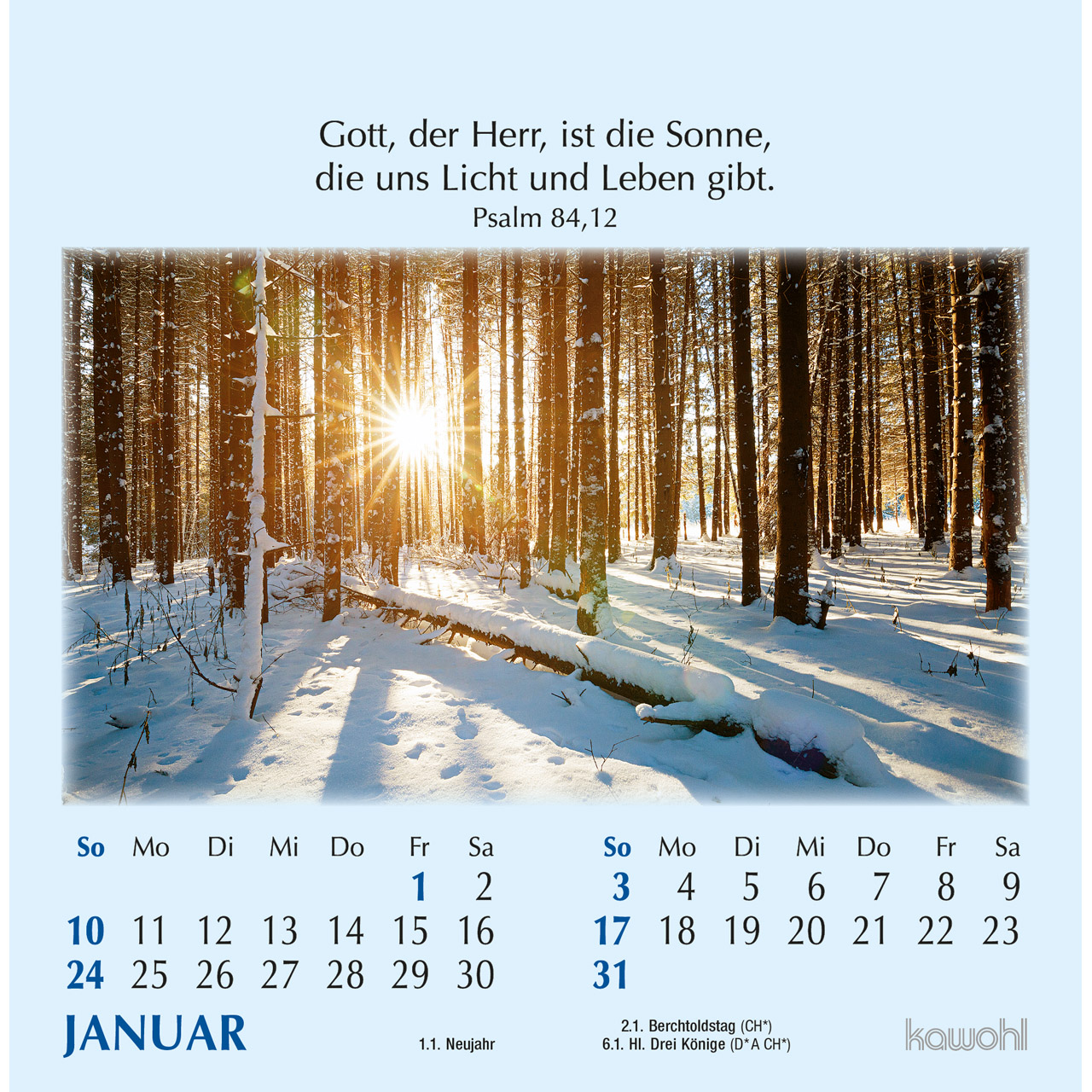 Postkartenkalender - Worte des Lebens 2027