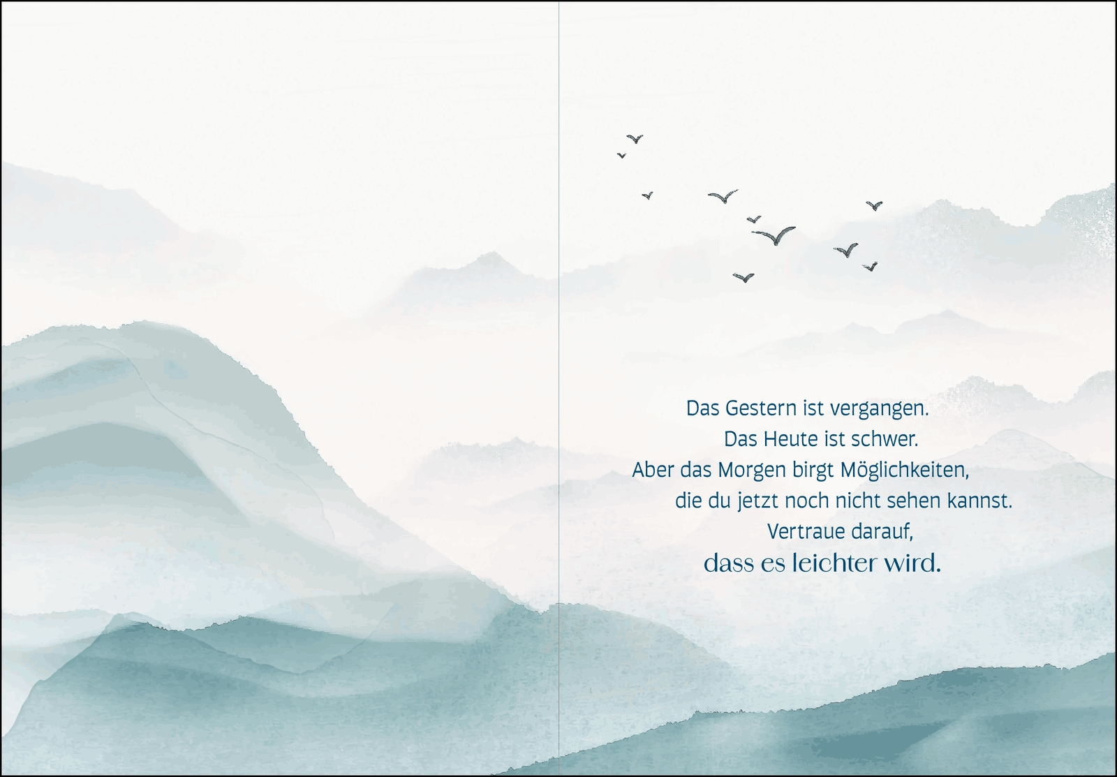 Geschenkbuch - Trauern ist immer ein Zeichen von Liebe