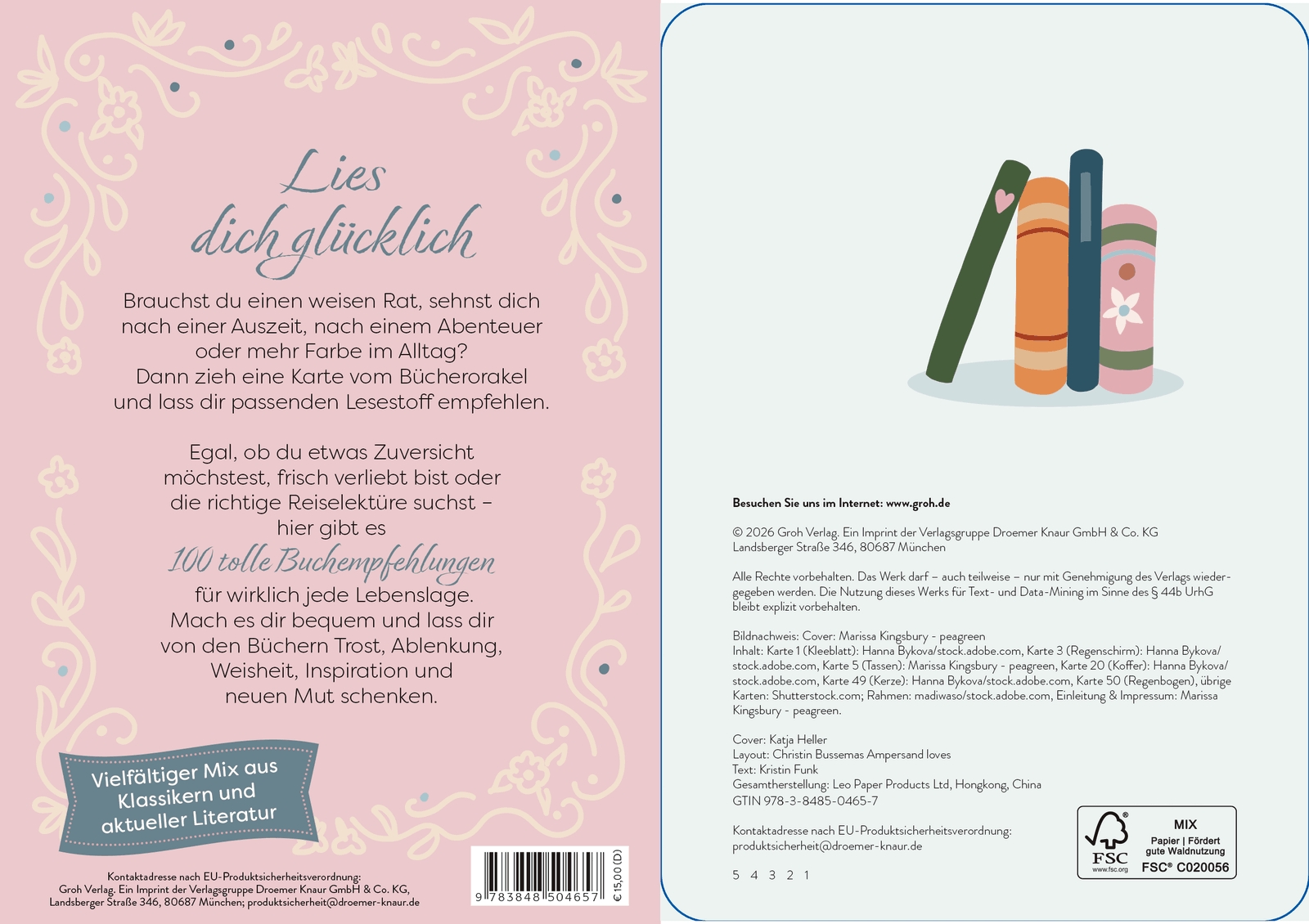 Karten-Box - Bücher für die Seele