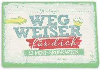 Minikarten-Set '12 Wegweiser für dich'