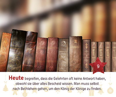 Aufstellbuch - Zünde dein Licht an - Krippe Kerze