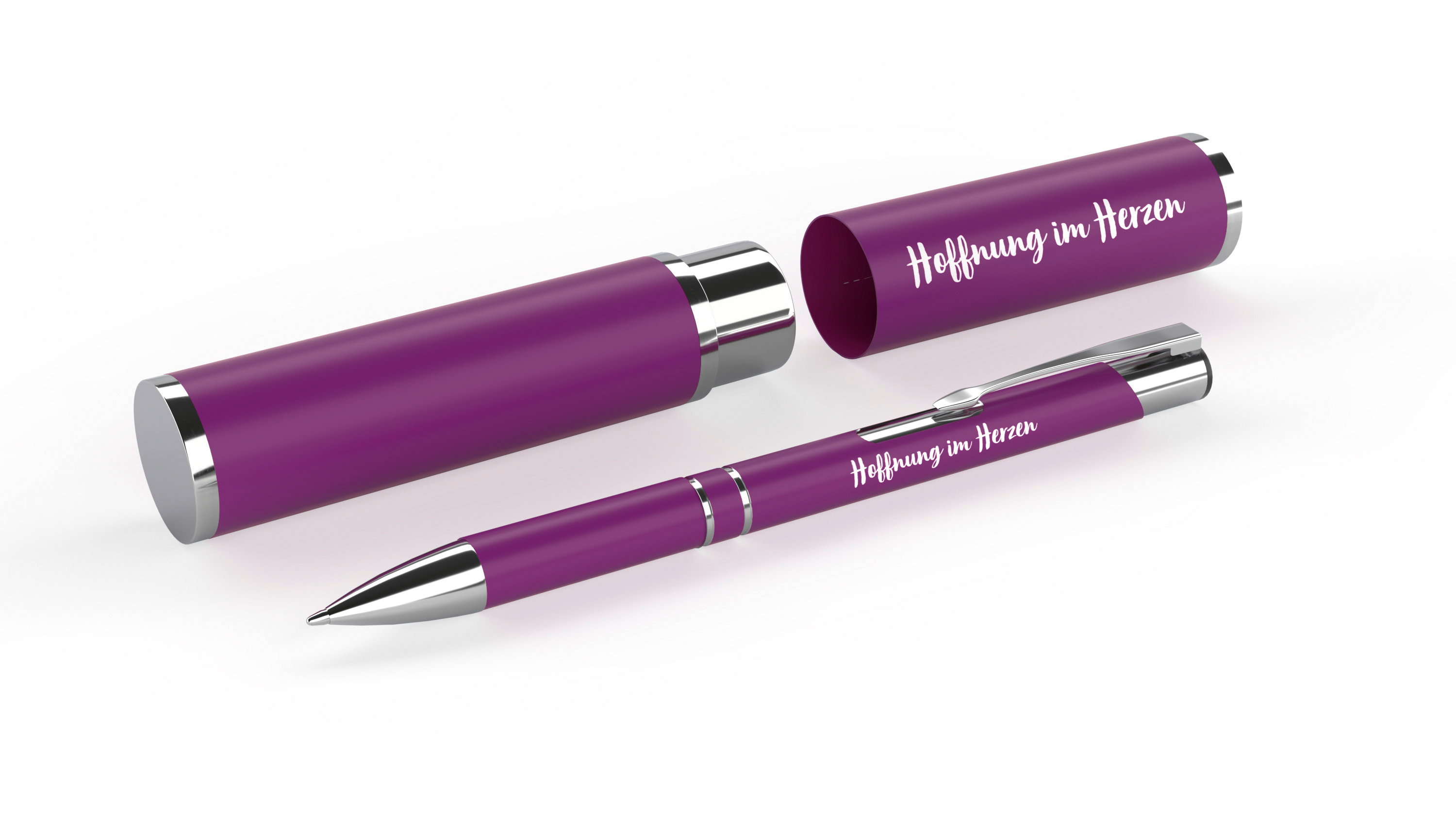 Kugelschreiber - Kugelschreiber Hoffnung im Herzen im Etui
