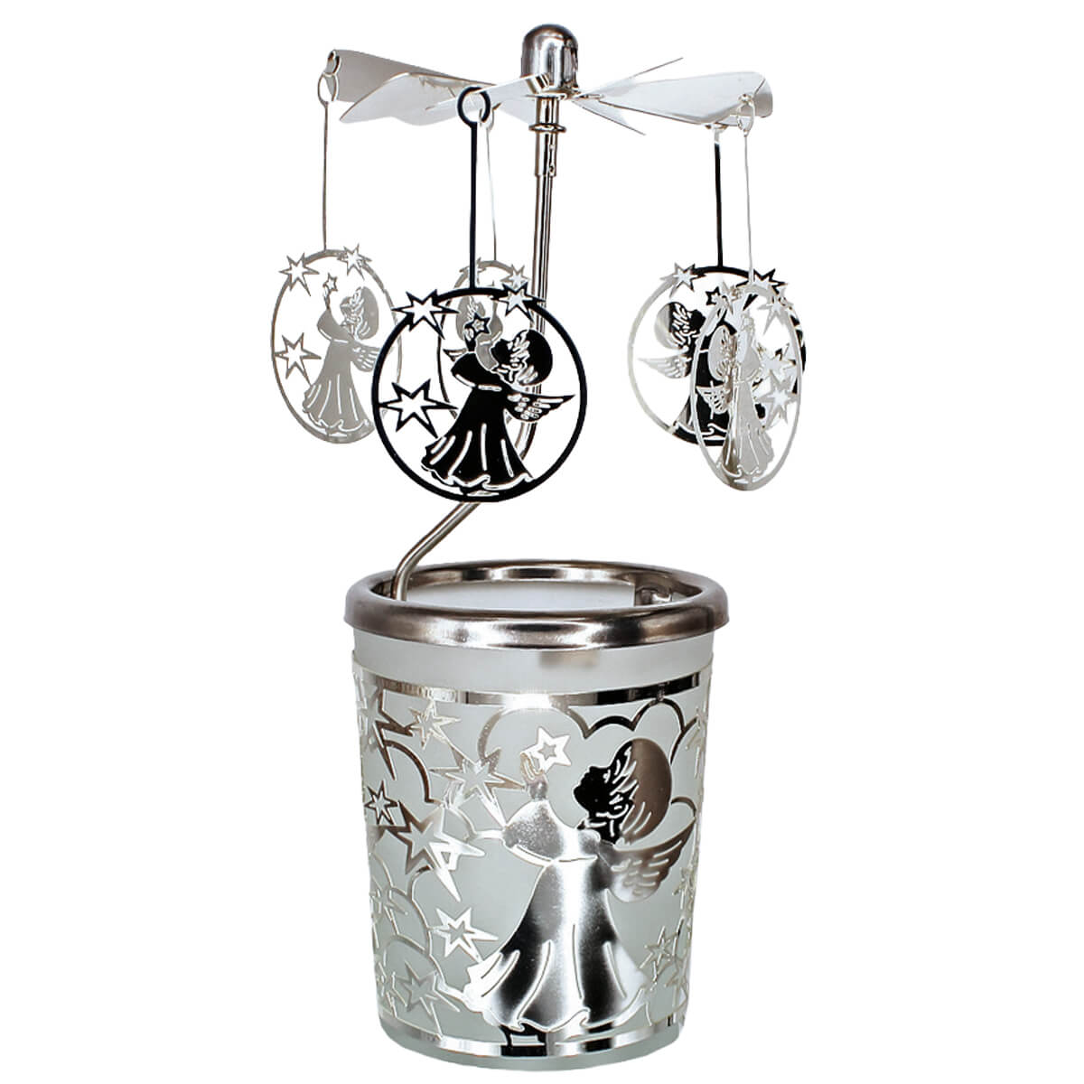 Teelicht-Karussell 'Engel'