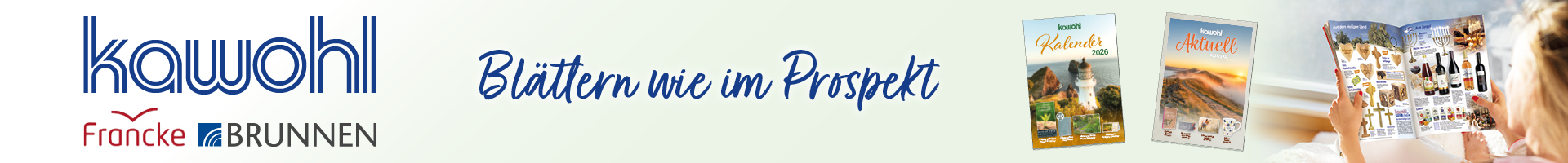 Vorschau auf digitale Blätterkataloge mit Link zum Durchblättern aktueller Produkte.