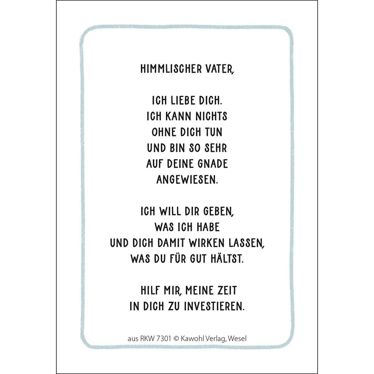 Karten-Box Papier - Wie auf Adlerflügeln getragen - Grafik Sonne
