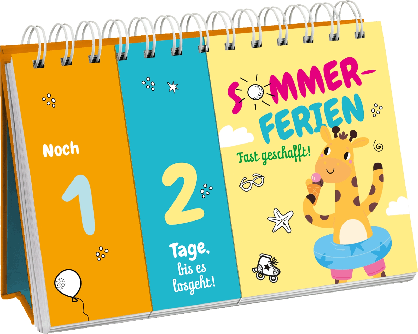 Aufstellbuch - Mein Schulstart- und Ferien-Countdown