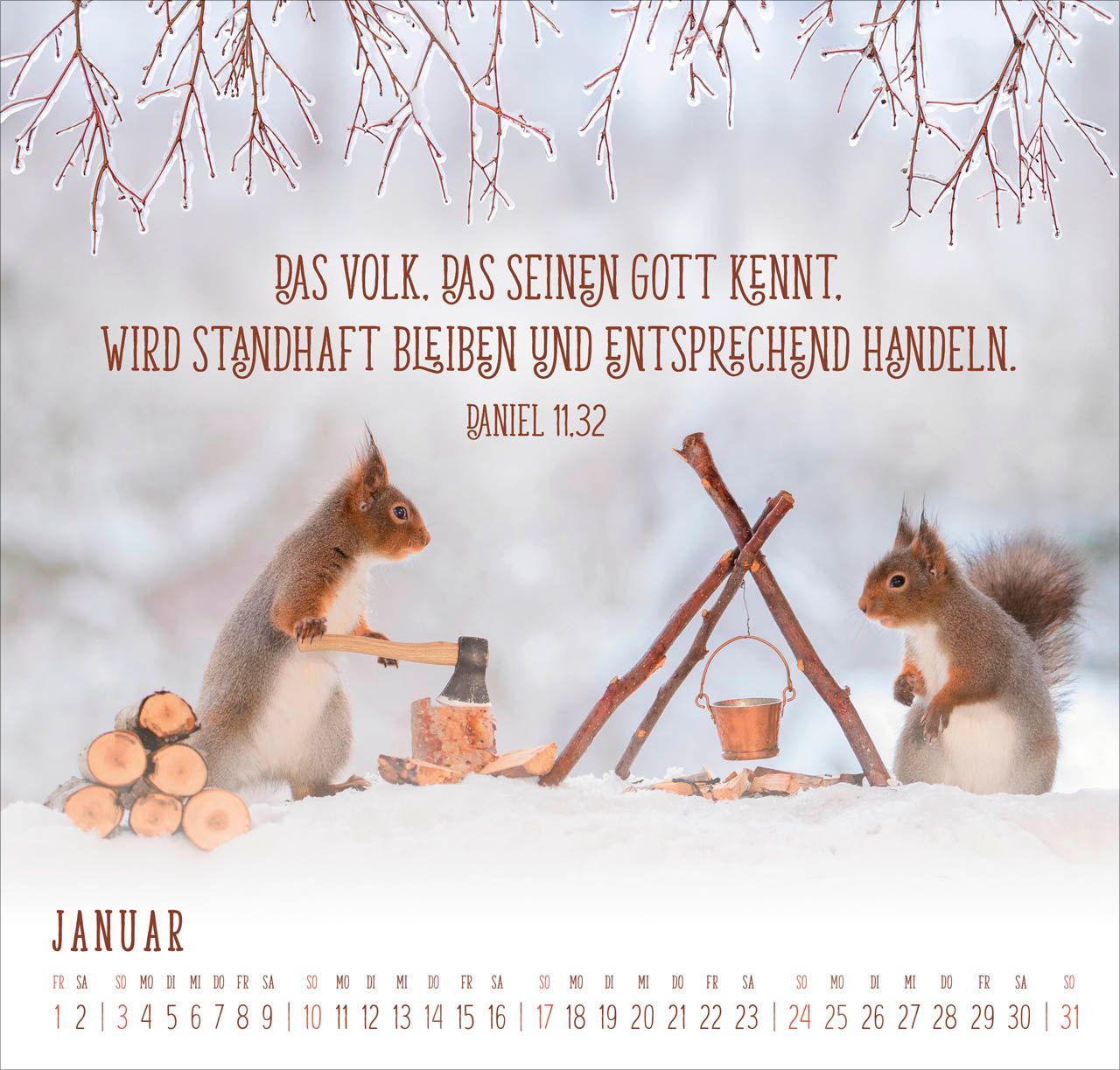 Wandkalender - Du machst mich froh 2027