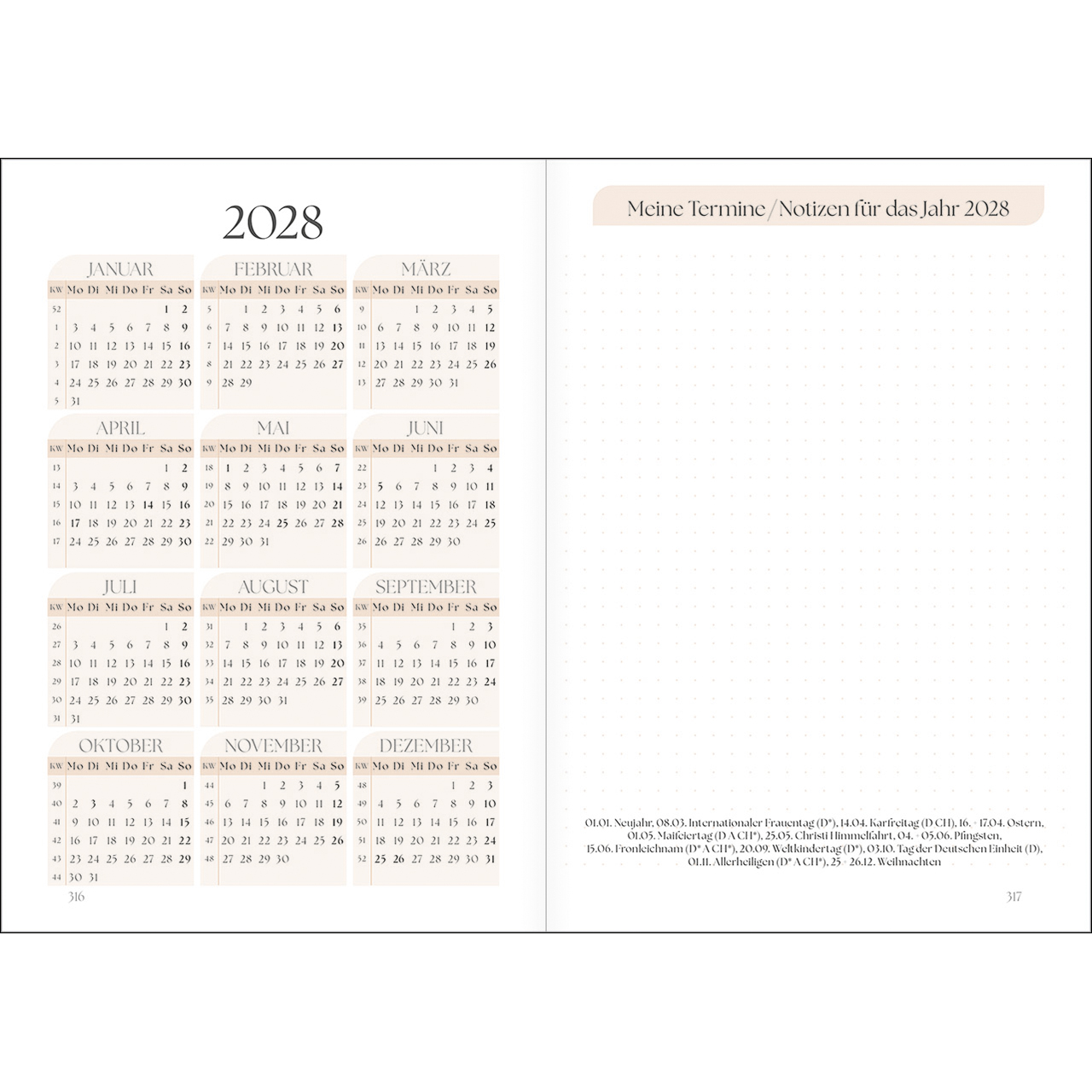 Buchkalender - Meine Ankerpunkte 2026 - Anker Kreis