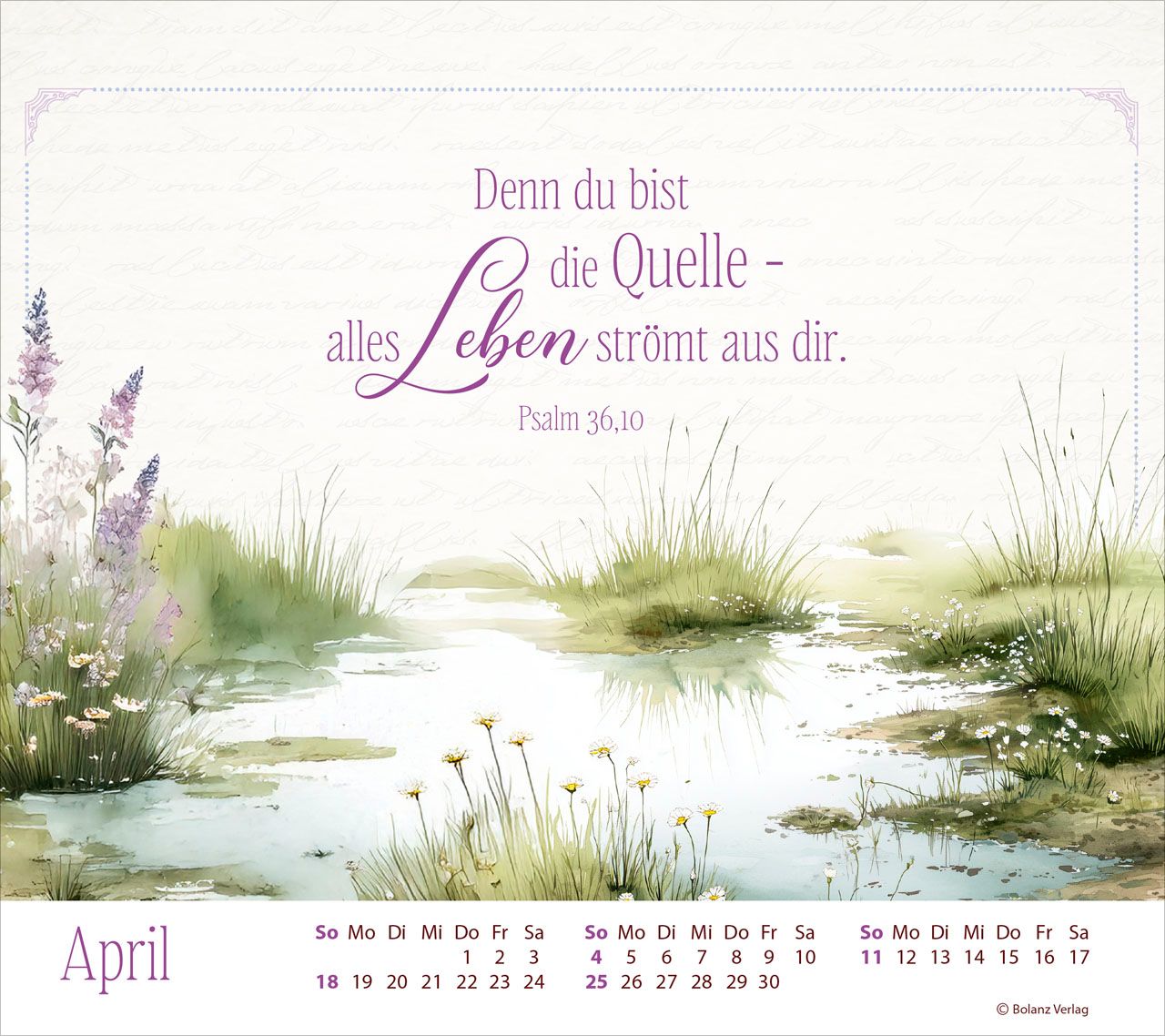 Tischkalender - Wortpoesie 2027 Tischkalender