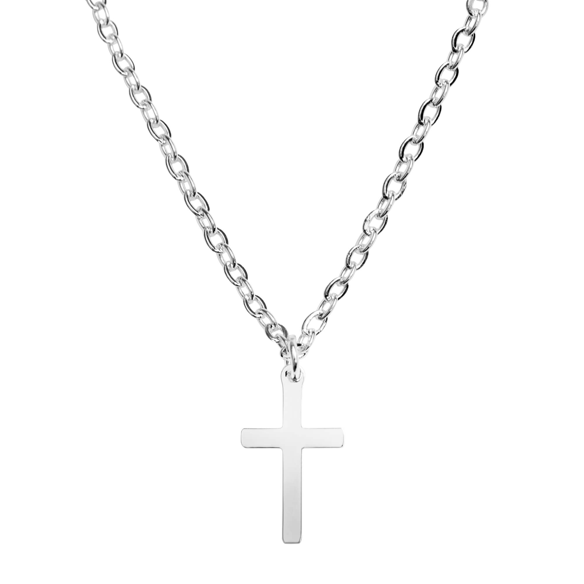 Halskette - Halskette 'Kreuz' - Kette Kreuz