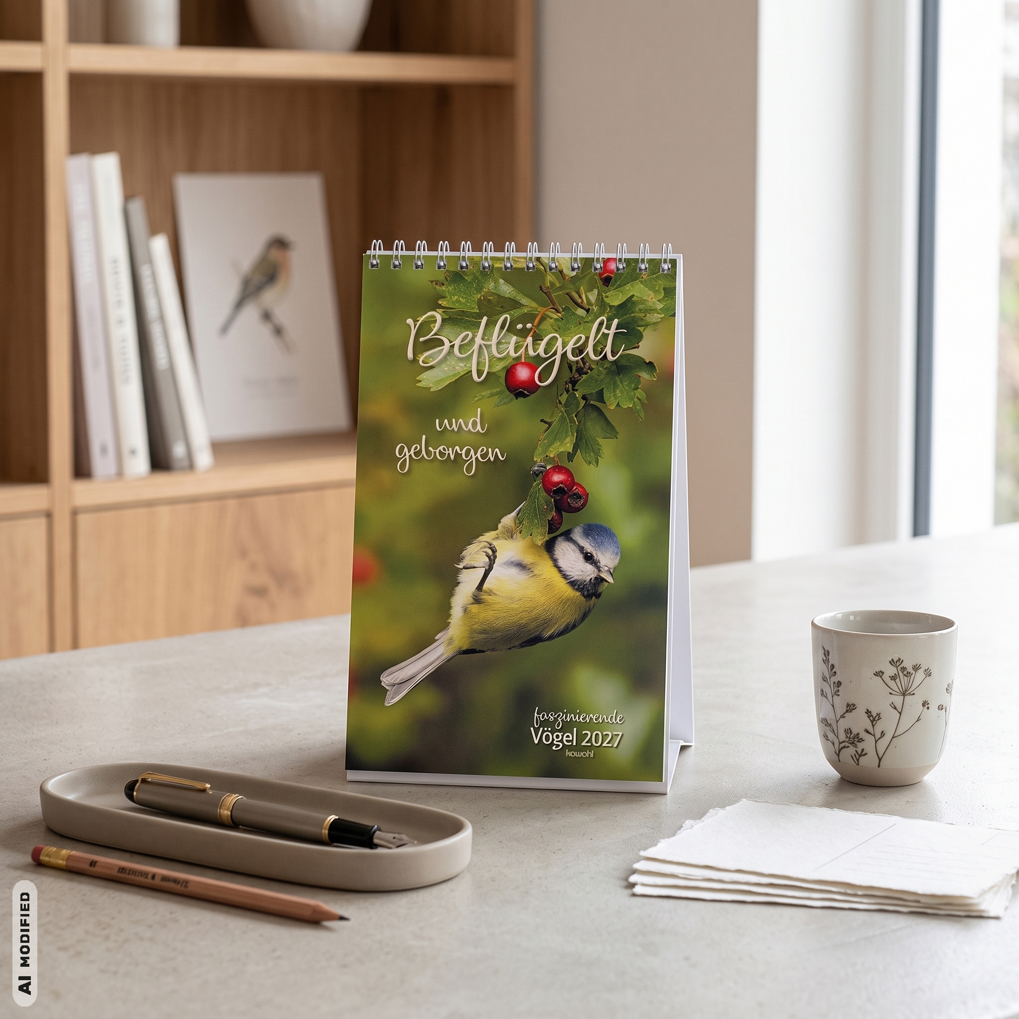 Postkartenkalender - Beflügelt und geborgen 2027