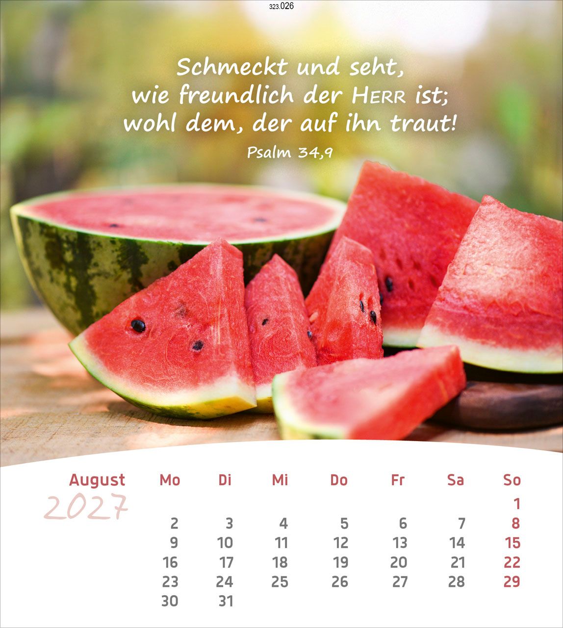 Postkartenkalender - Leben für Dich 2027 - Deutsch