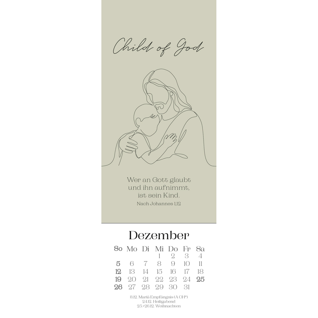 Lesezeichenkalender - Wonderfully designed 2027