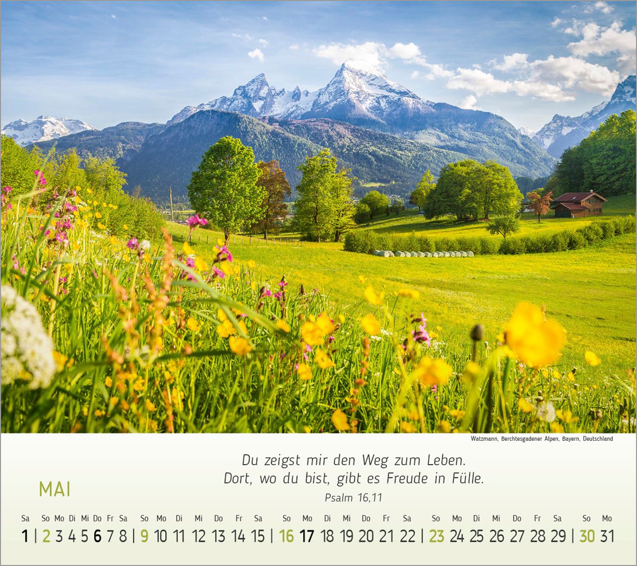 Tischkalender - Wunderbare Bergwelt 2027