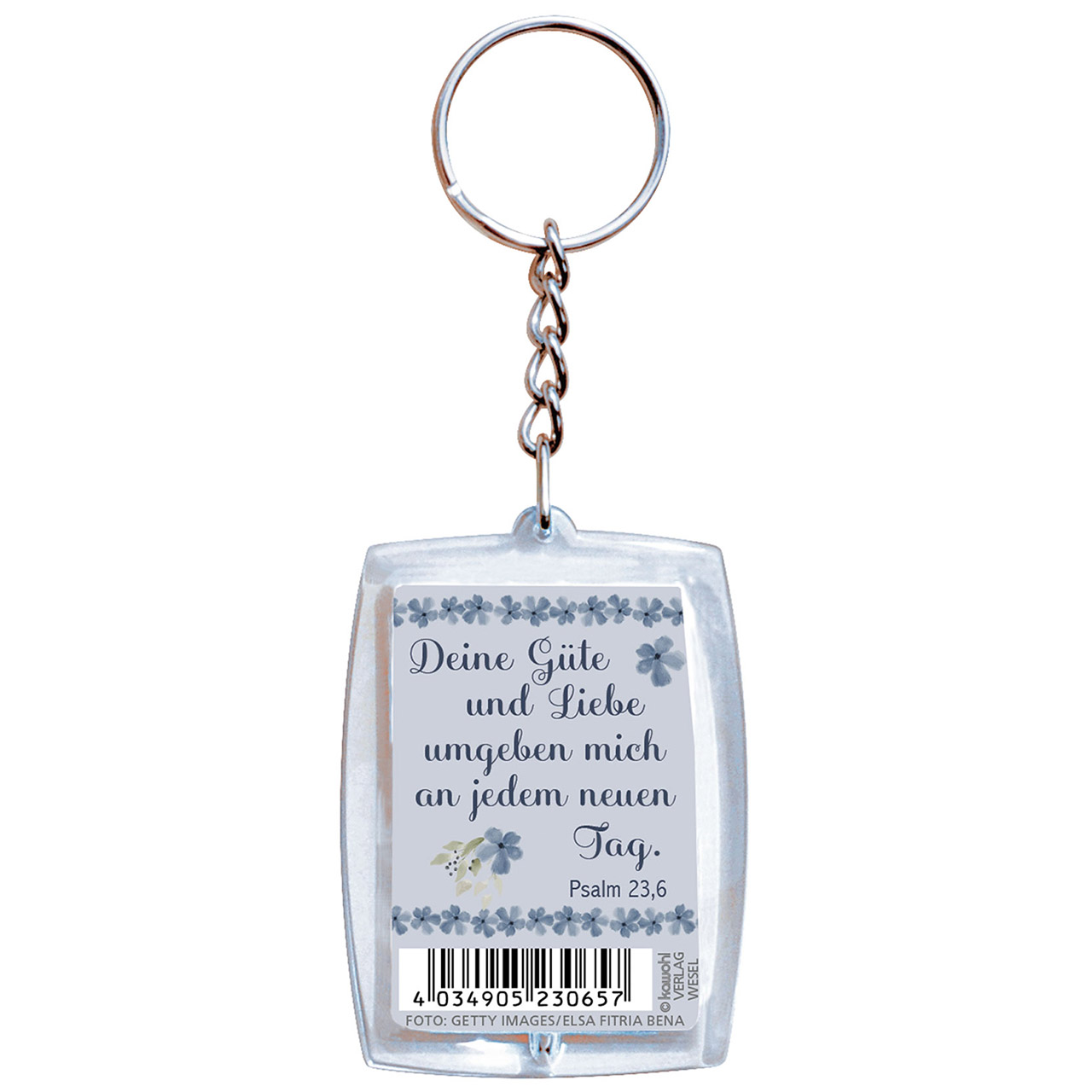 Schlüsselanhänger - Bei dir bin ich Zuhause - Blumen Blumenkranz Grafik