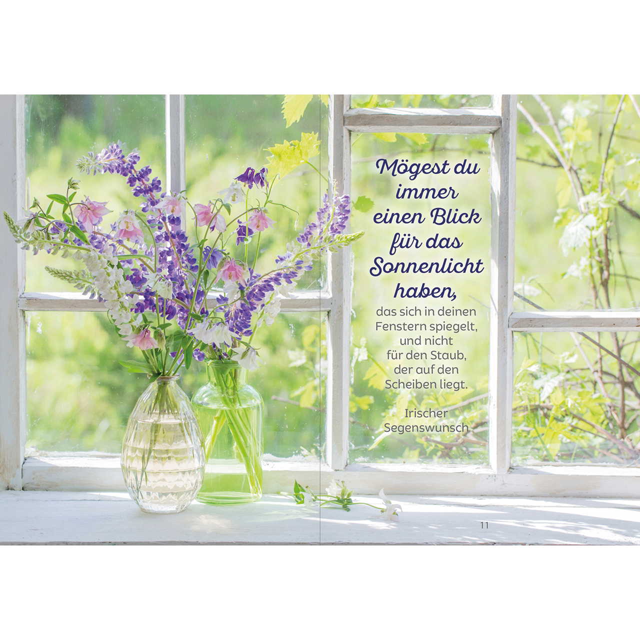 Grußheft - Ein Segen über dieses Haus - Haustür Kranz