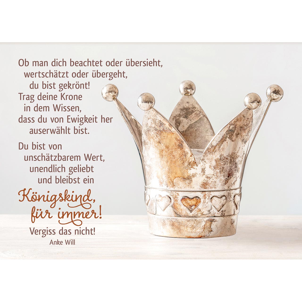 Aufstellbuch - Der Herr segne und behüte dich! - Blumen rosa weiß