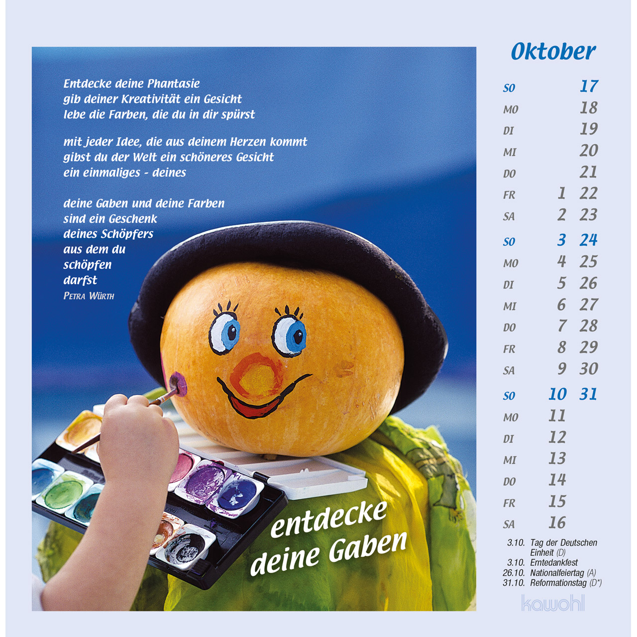 Postkartenkalender - Mit Hand und Fuß 2027