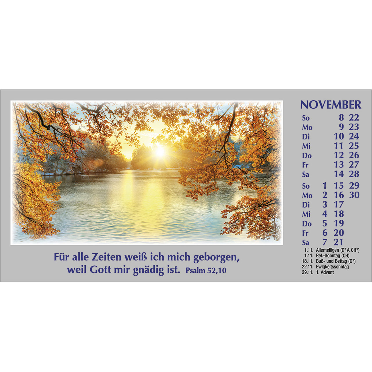 Autokalender - Wege zur Stille 2026