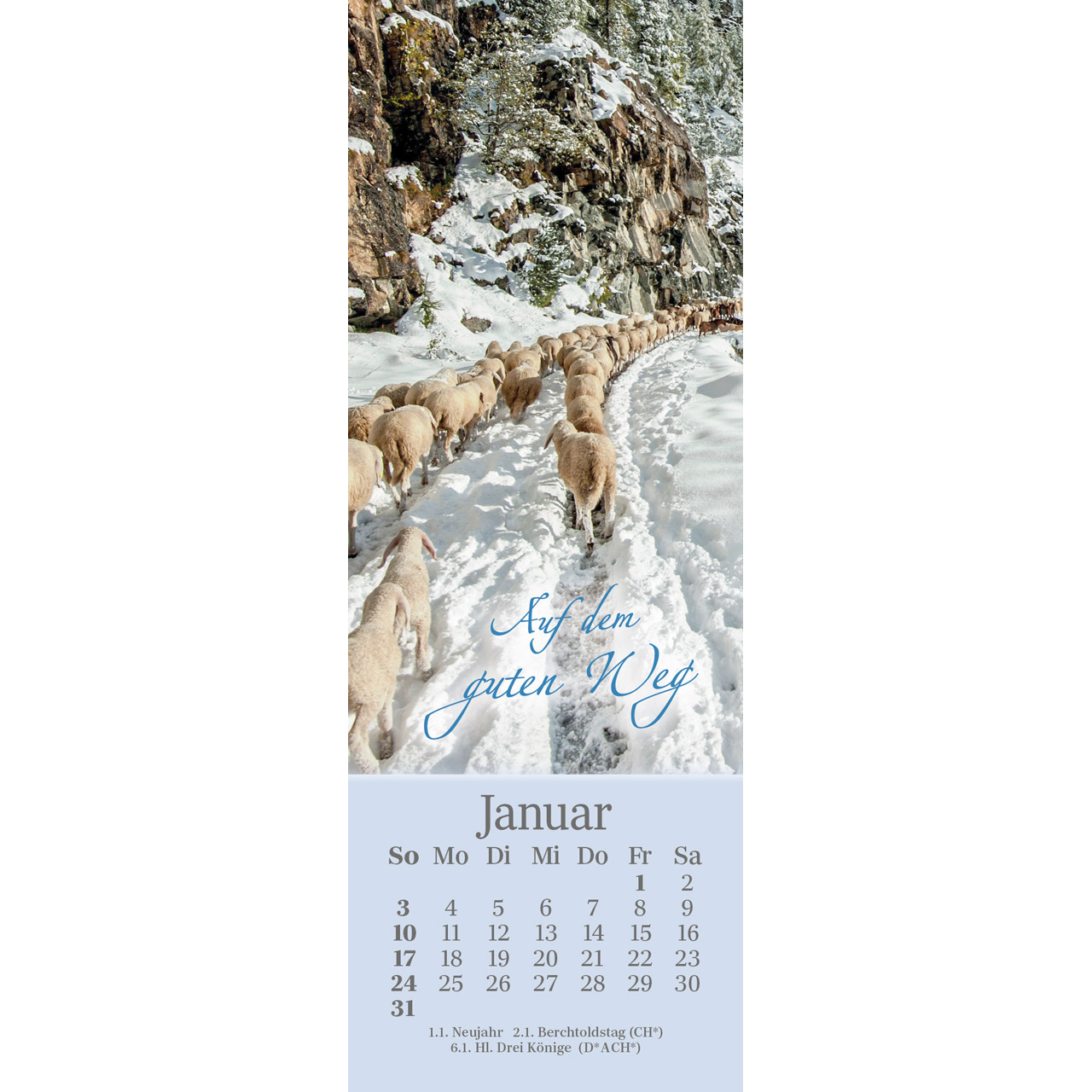 Lesezeichenkalender - Sei behütet jeden Tag 2027