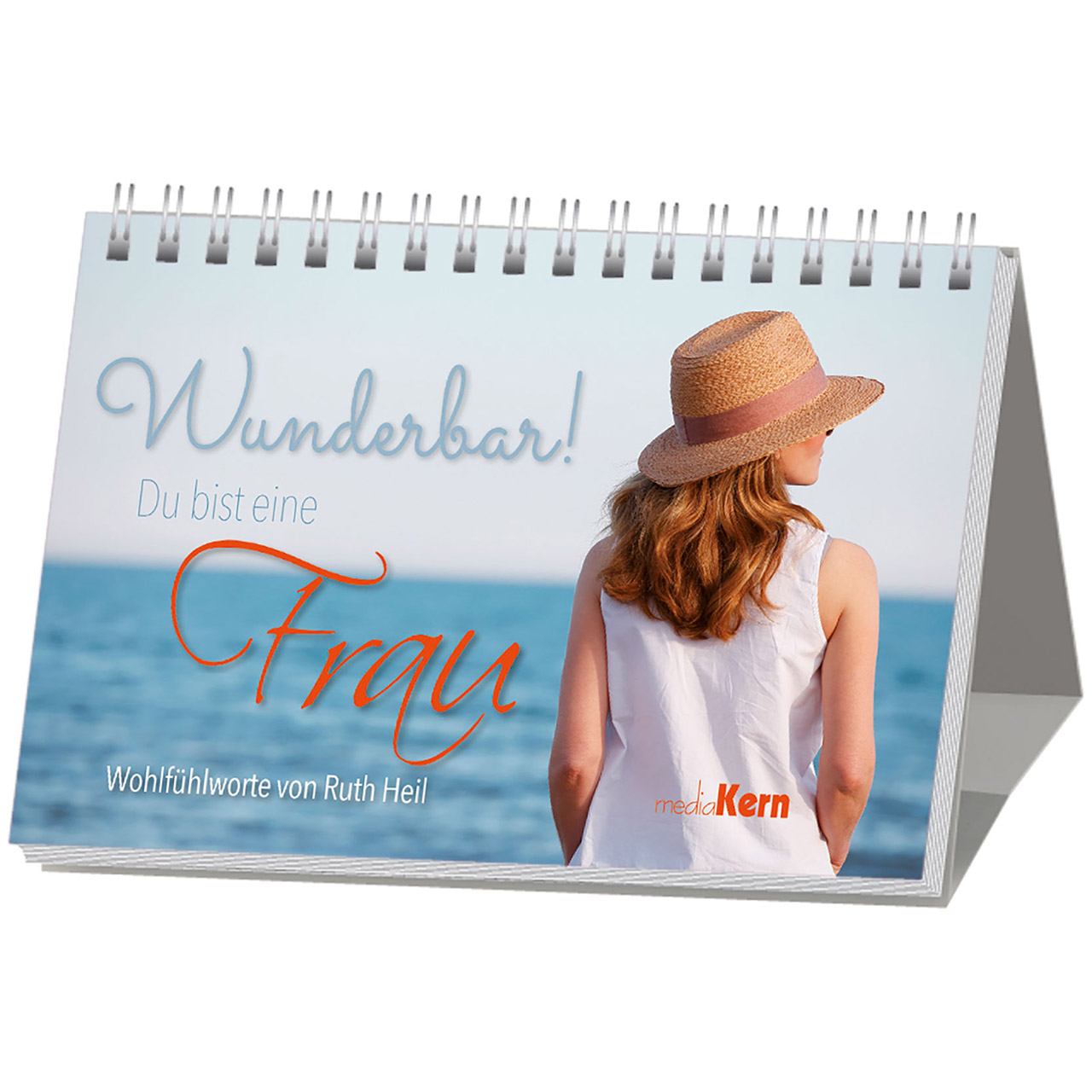 Aufstellbuch - Wunderbar! Du bist eine Frau - Frau mit Hut