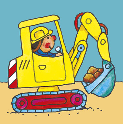 Badewannenbuch - Fahrzeuge - Feuerwehrauto / Feuerwehrmann
