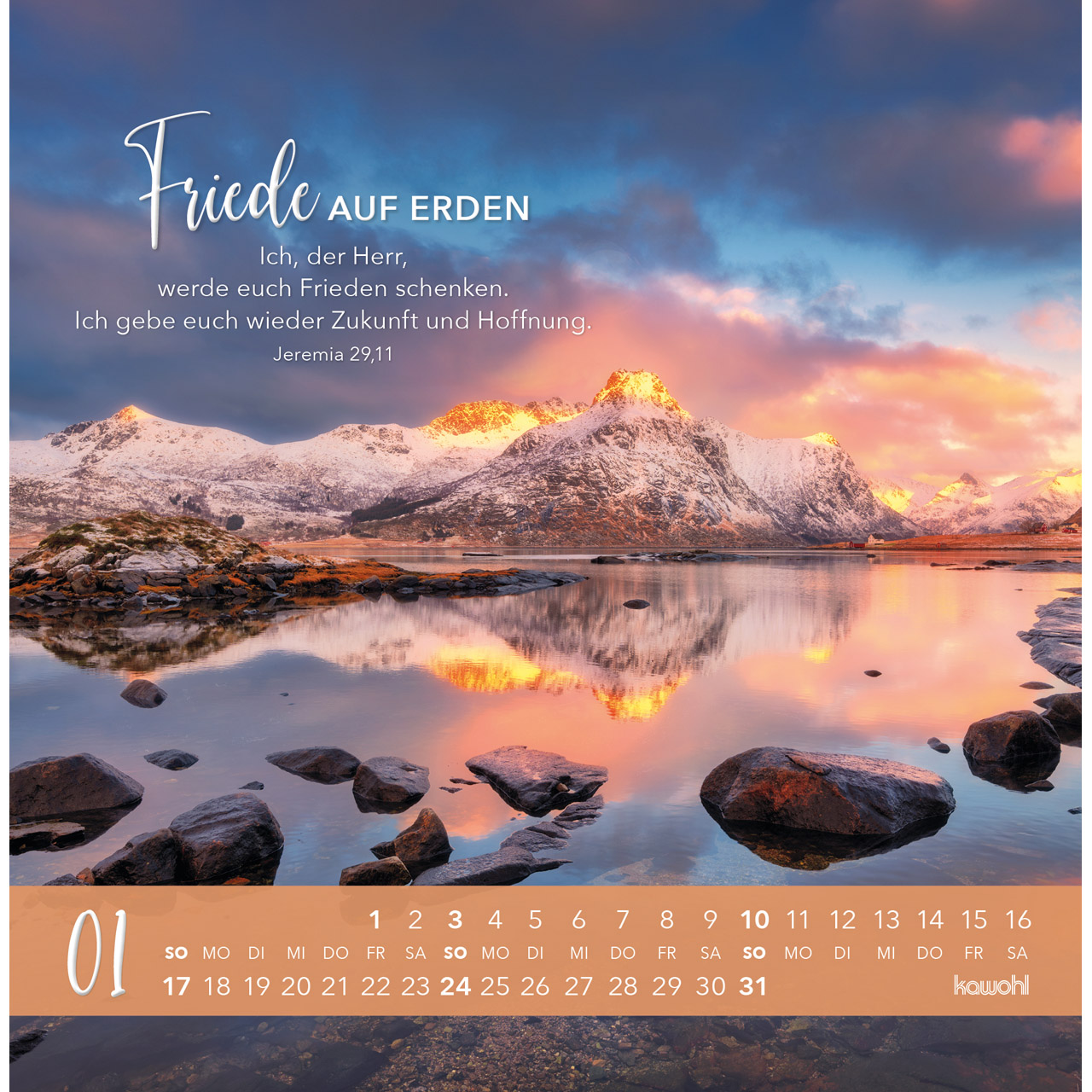 Postkartenkalender - Die Liebe bleibt bestehn 2027
