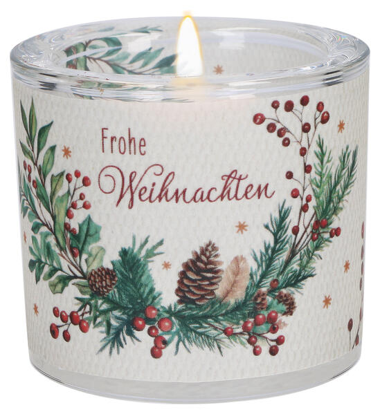 Teelichthalter - Die Weihnachtsbotschaft