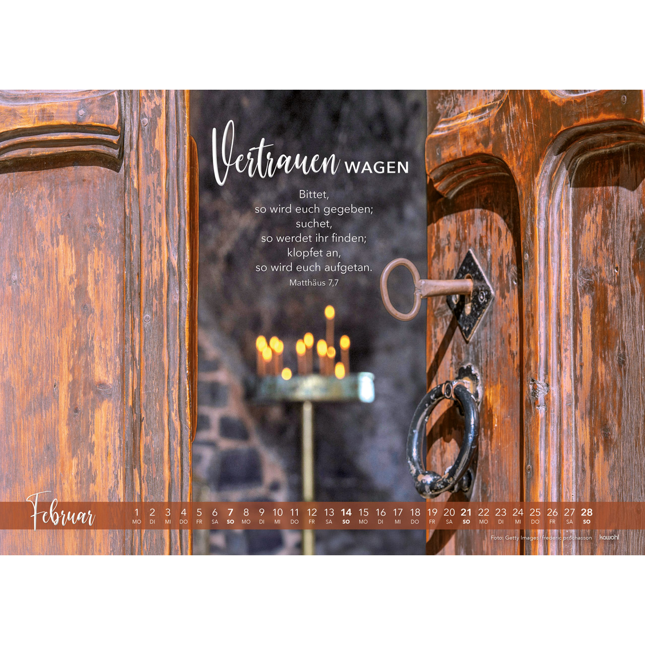 Wandkalender - Die Liebe bleibt 2027