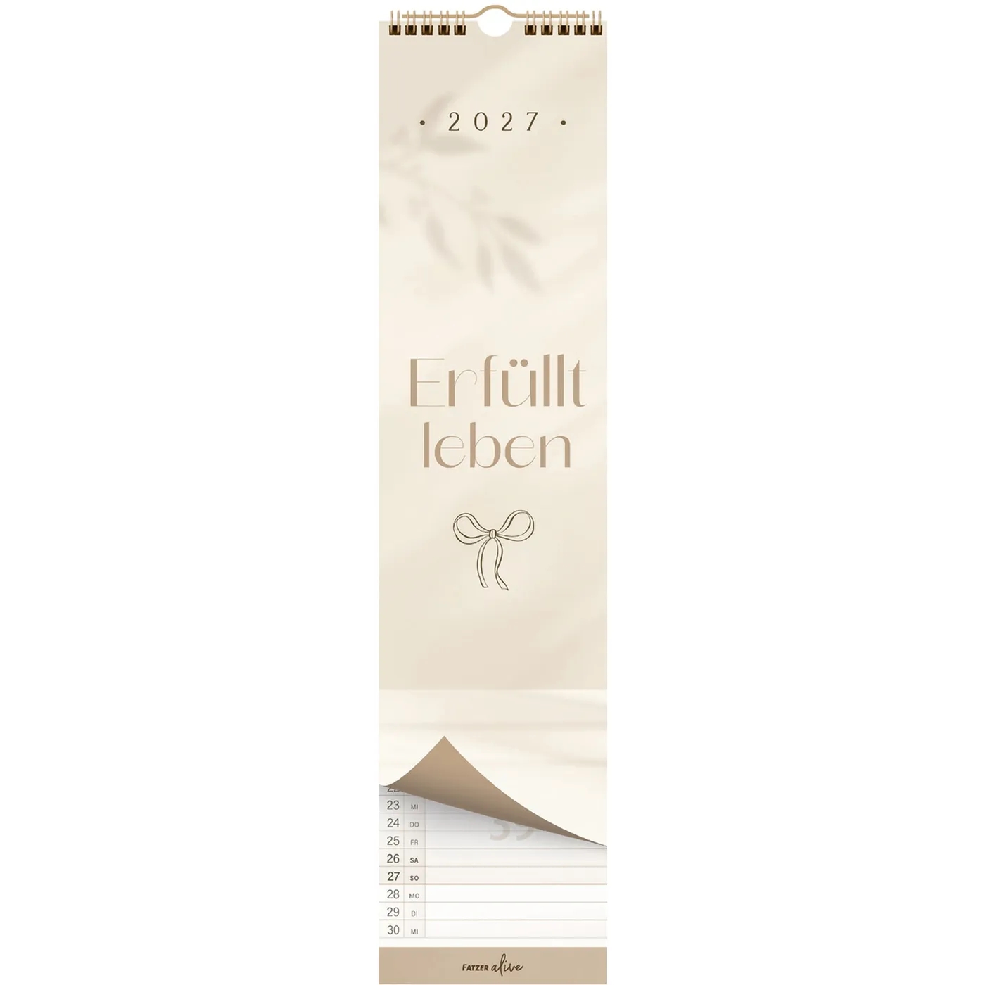 Terminkalender - Erfüllt leben 2027
