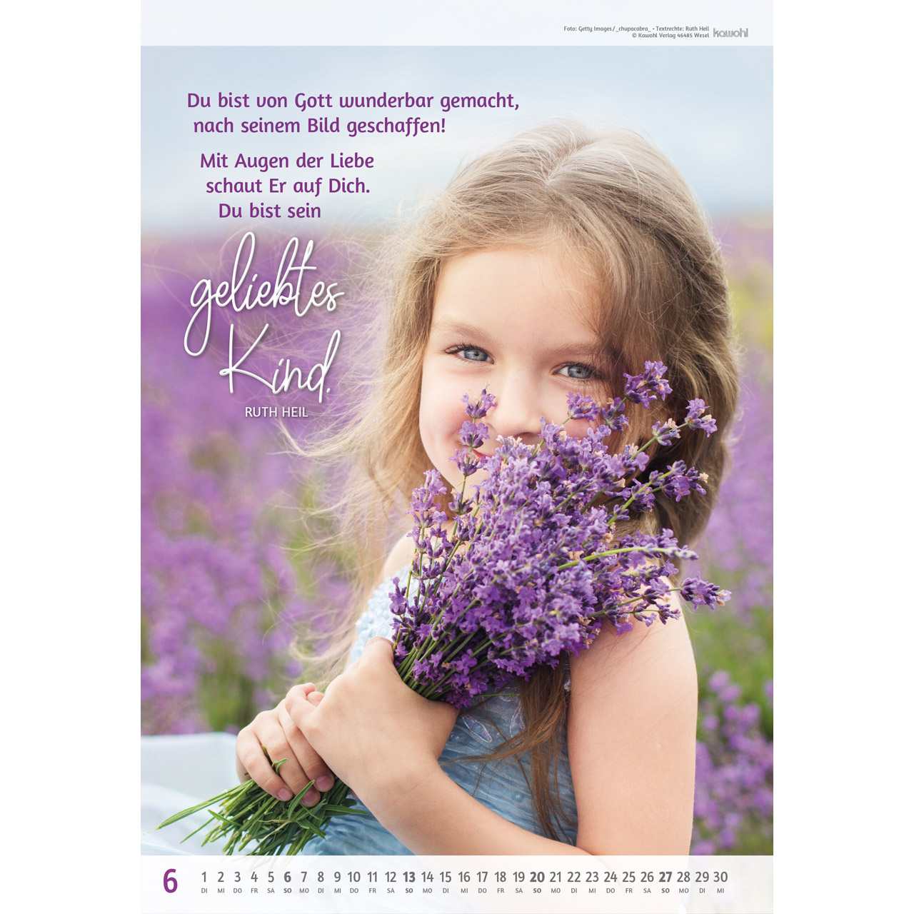 Wandkalender - Du bist so wertvoll 2027