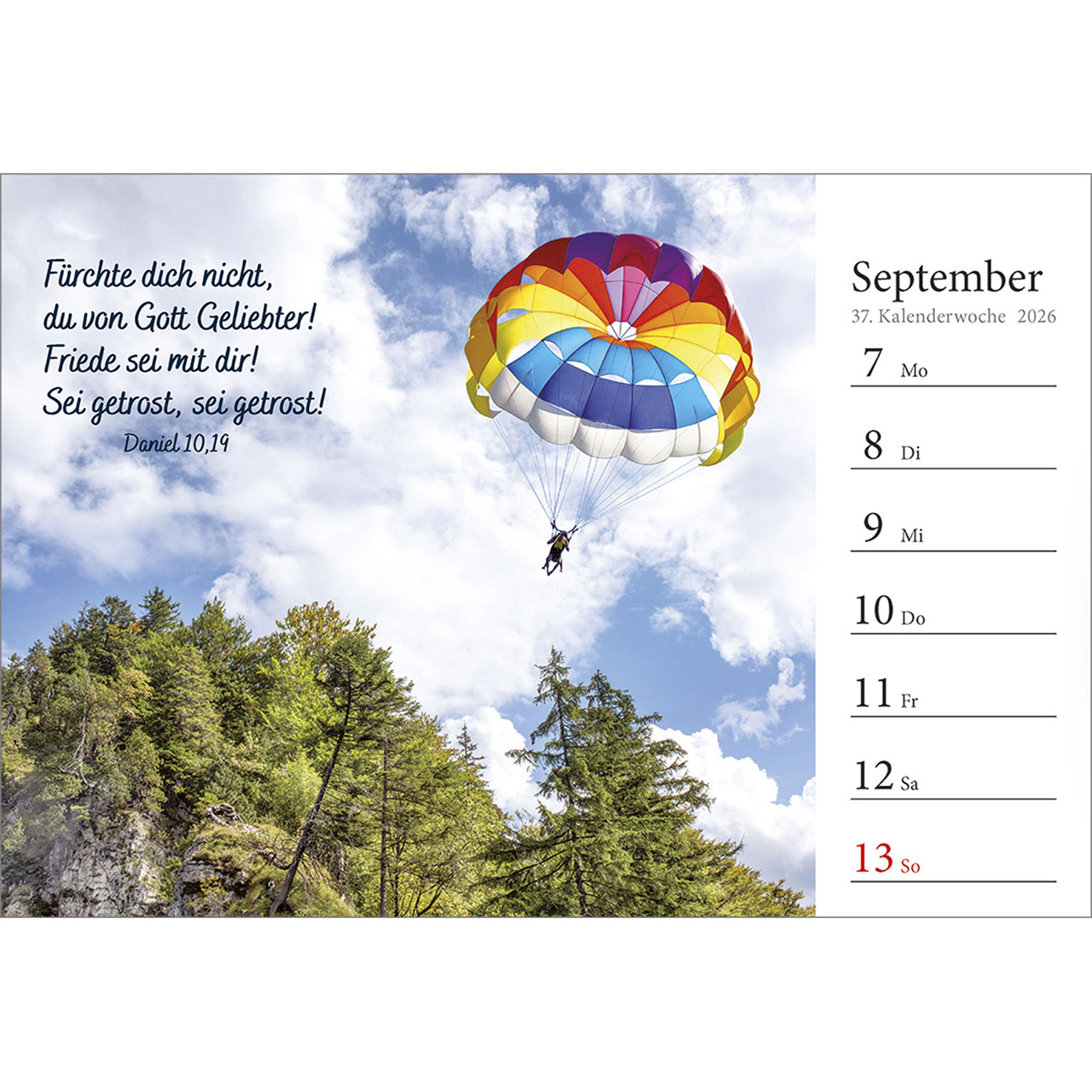 Tischkalender - In deine Hand stell ich den Tag 2026