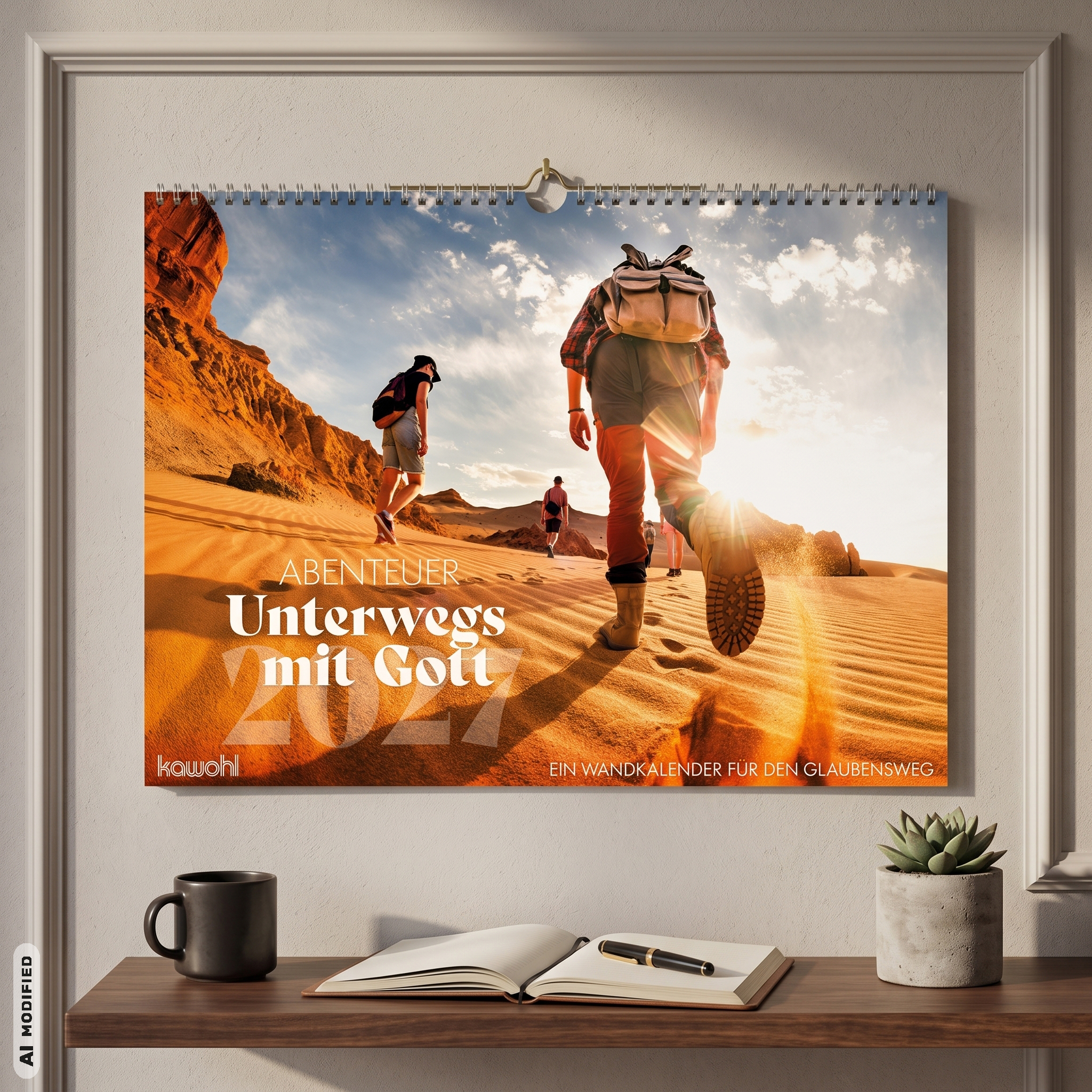 Wandkalender - Abenteuer - Unterwegs mit Gott 2027