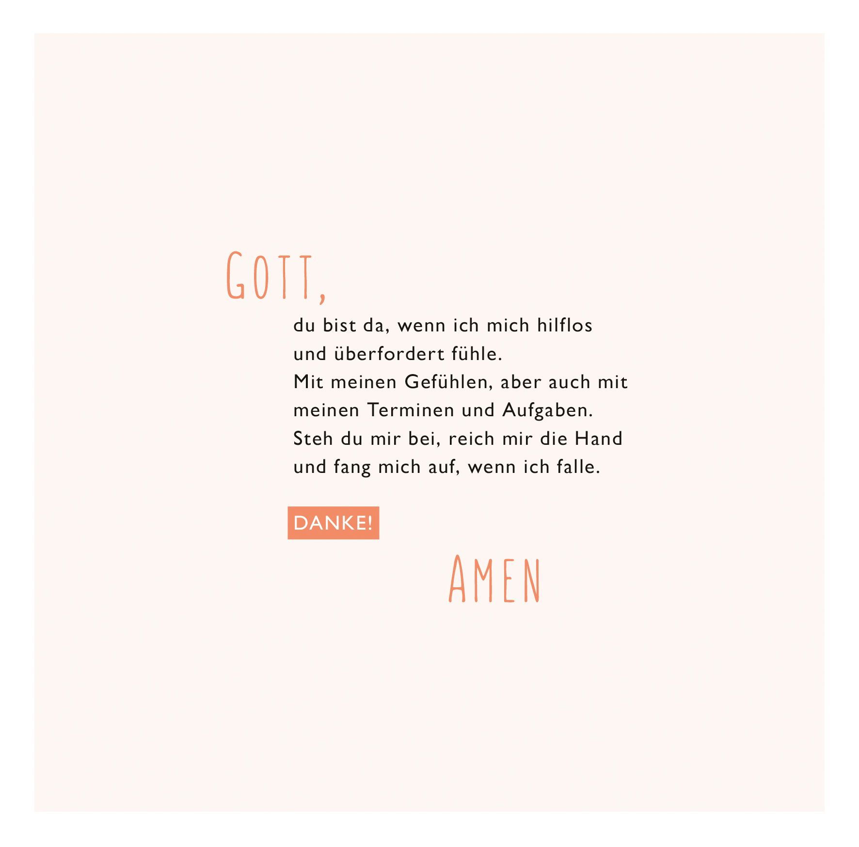 Aufstellbuch - Nimm dir Zeit für dich und mich. Gott
