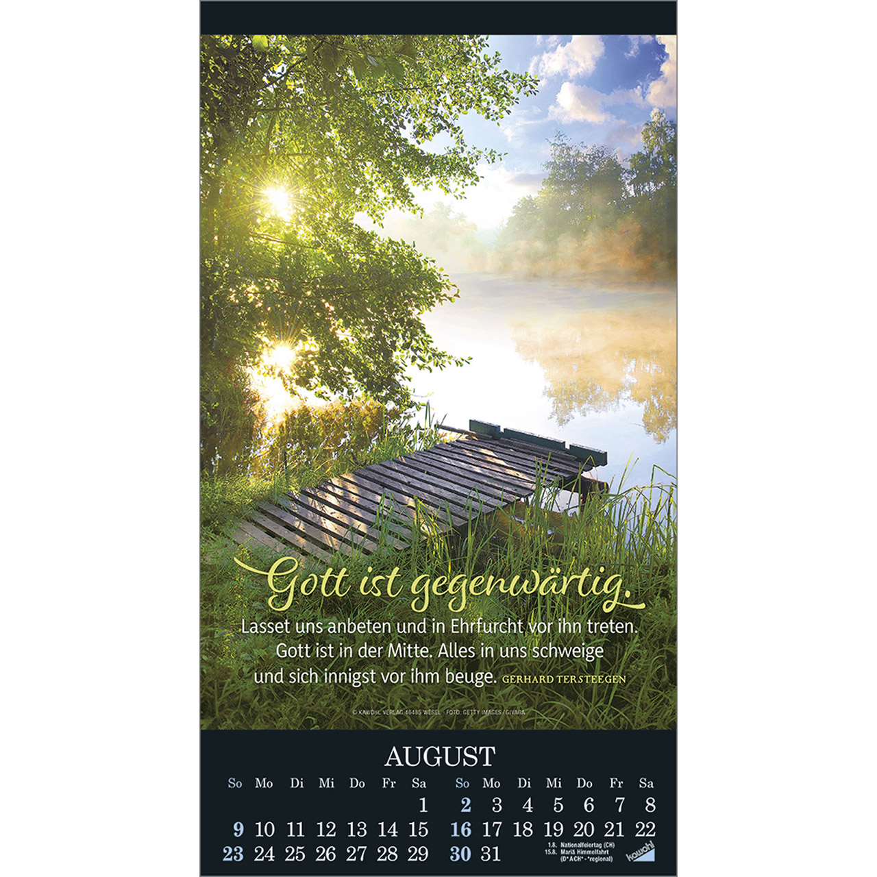 Wandkalender - Die Wunder deiner Werke 2026