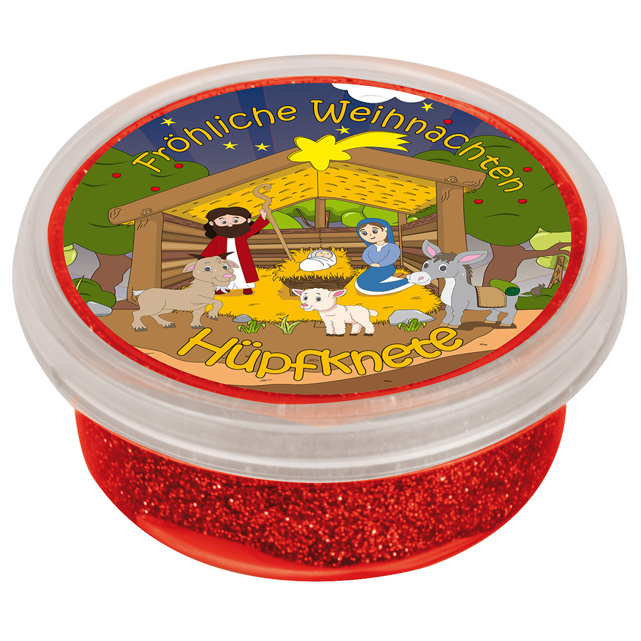 Weihnachtskrippe Hüpfknete - Weihnachtskrippe - Weihnachtskrippe