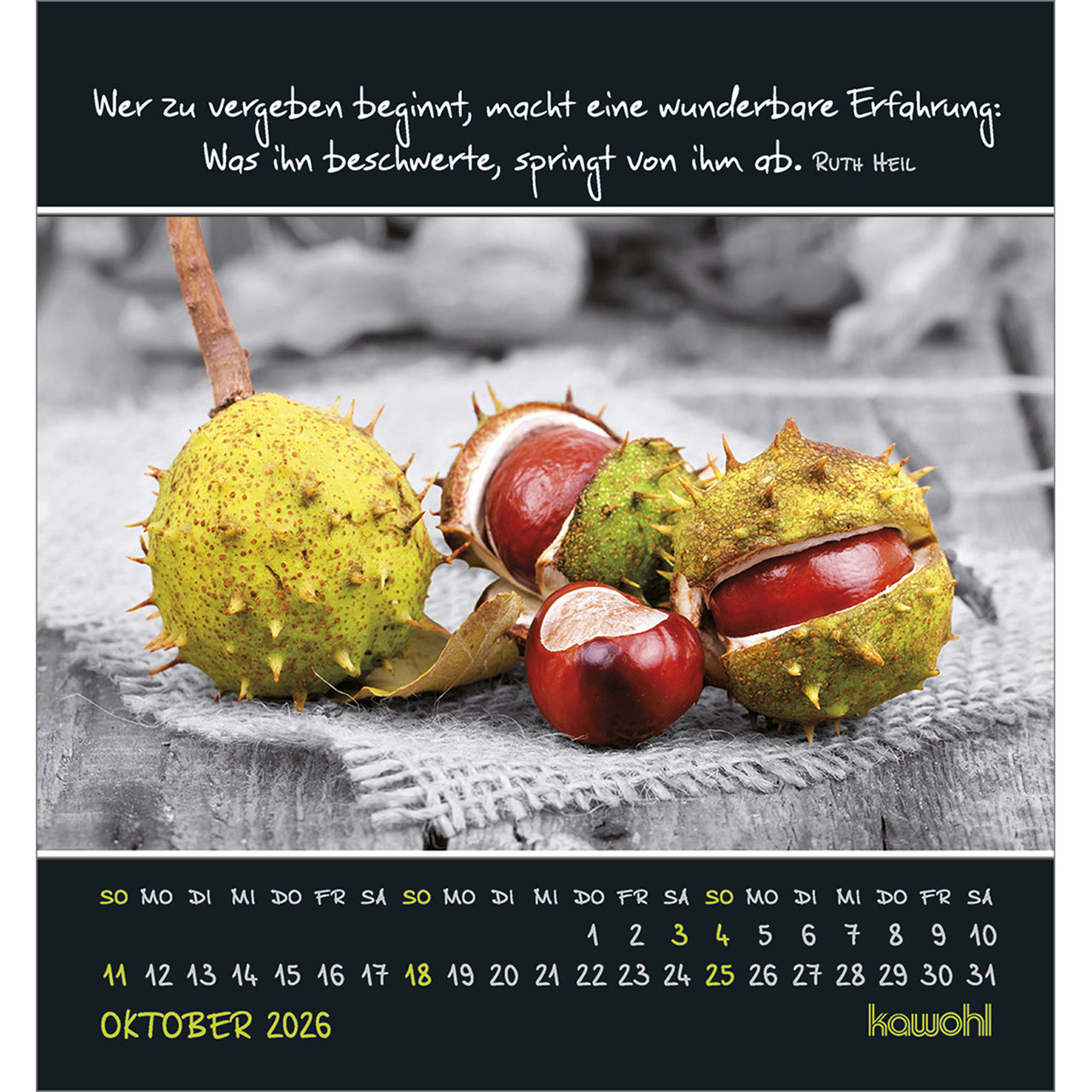 Tischkalender - Freu dich an kleinen Wundern 2026