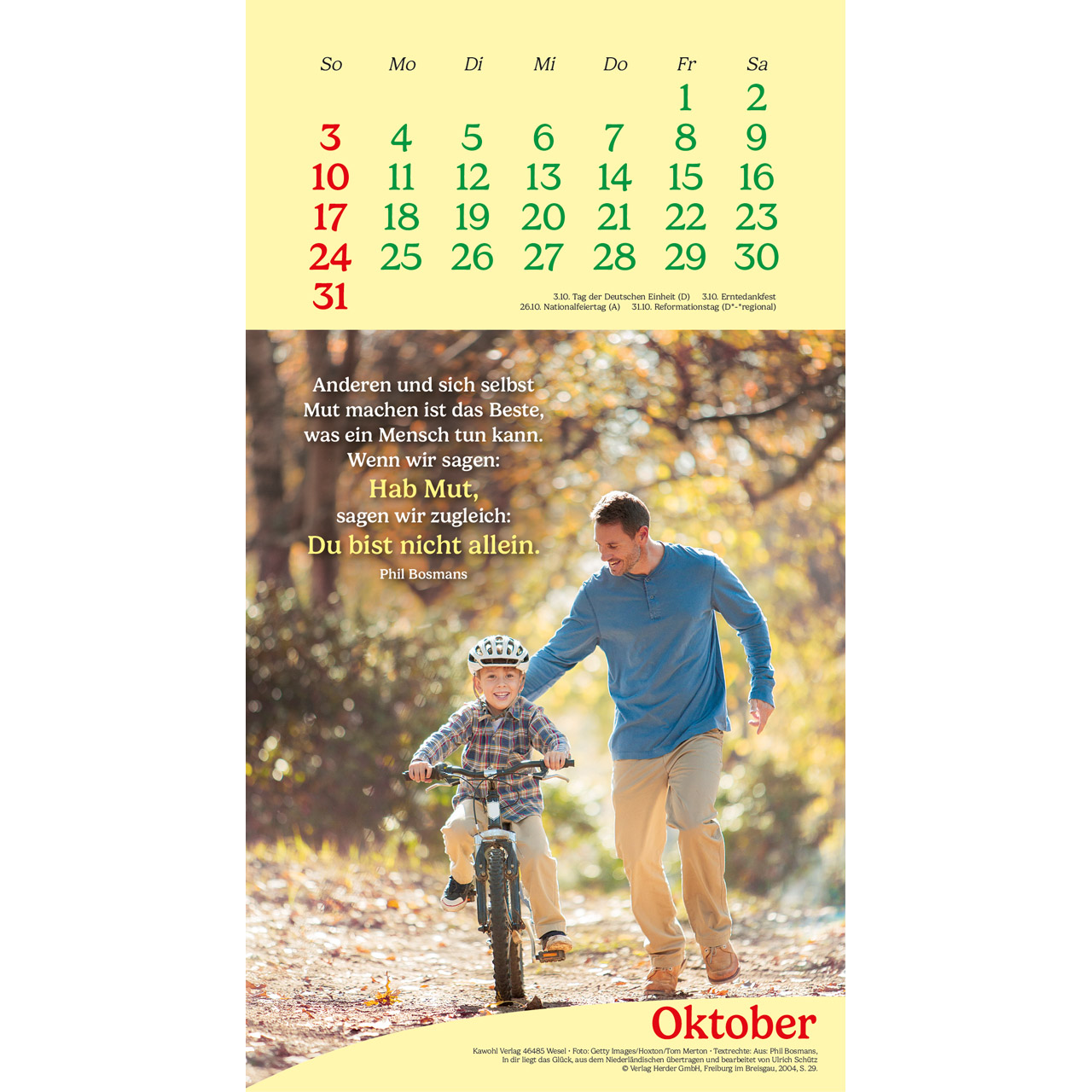 Wandkalender - Vitamine fürs Herz 2027