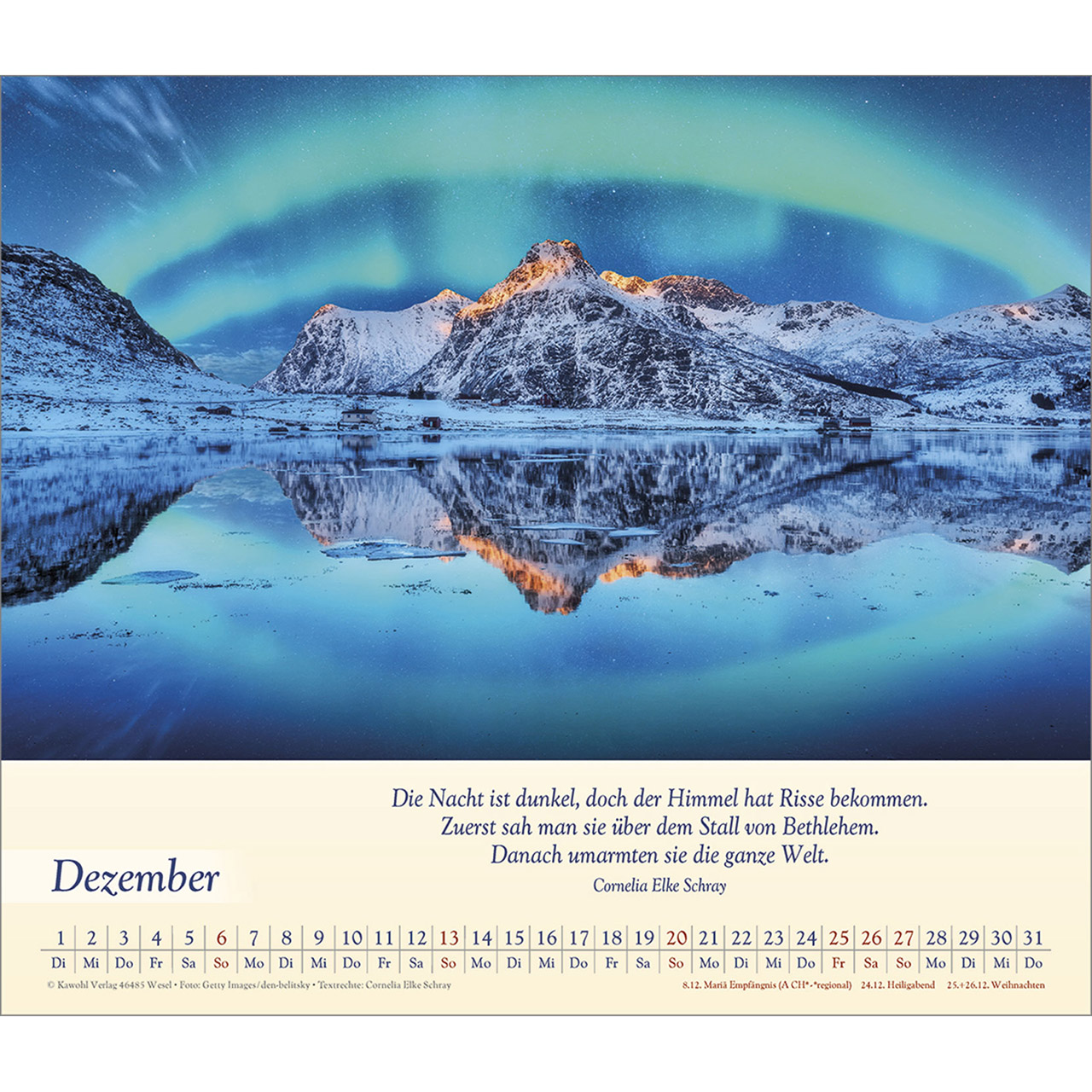 Wandkalender - Balsam für deine Seele 2026