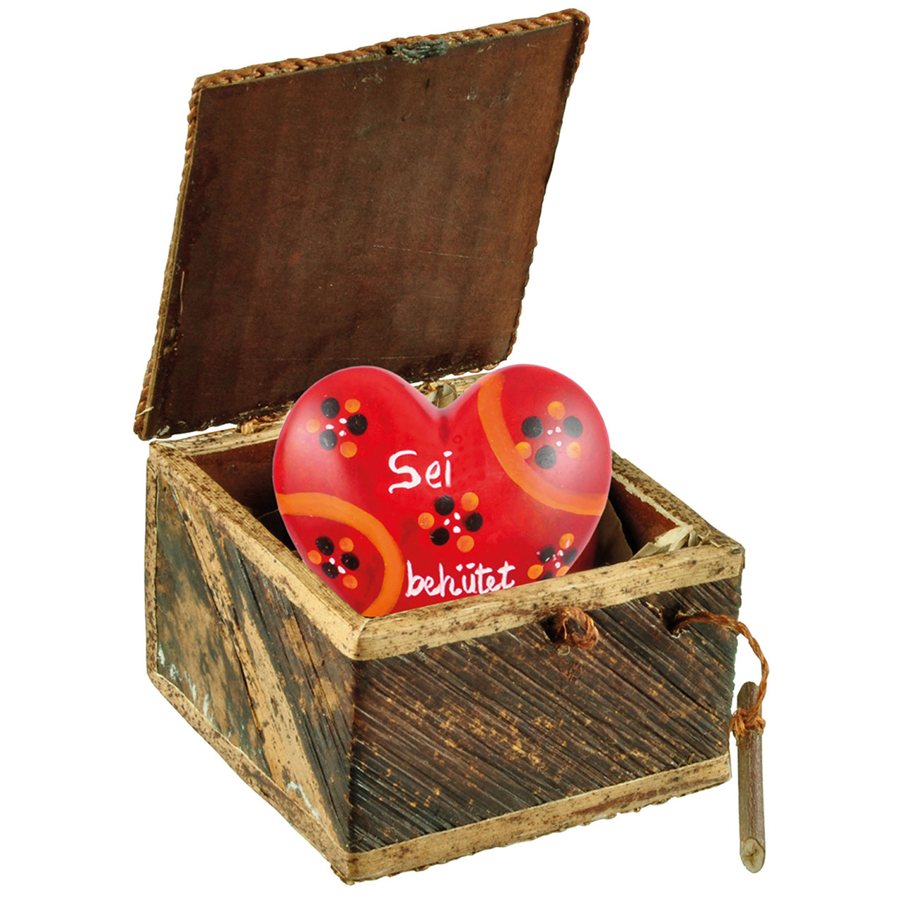 Herz in Box: Sei behütet