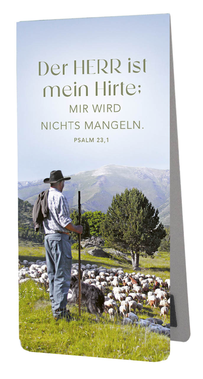 Lesezeichen - Magnetlesezeichen "Der Herr ist mein Hirte"