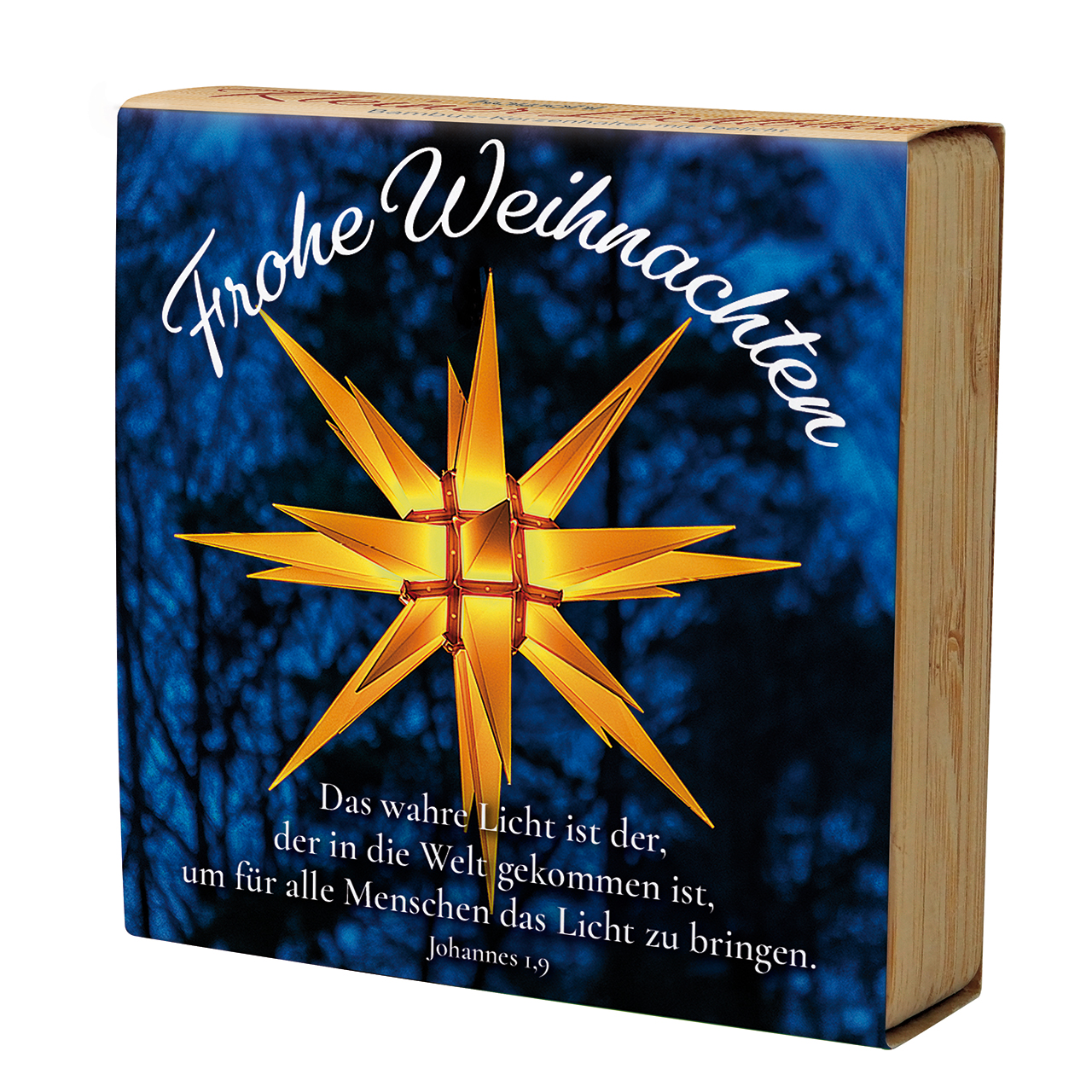 Frohe Weihnachten - Stern