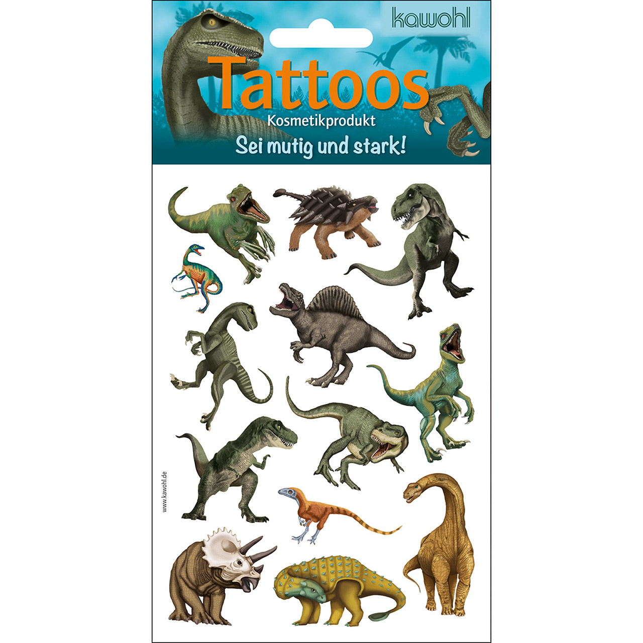 Sei mutig und stark Tattoos - Sei mutig und stark - Dinosaurier