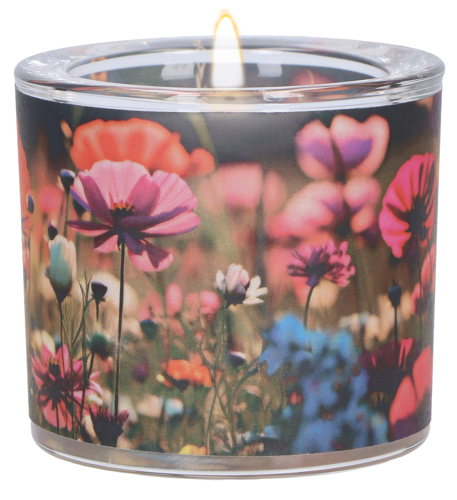 Teelichthalter - Glaswindlicht "Schutz und Segen"