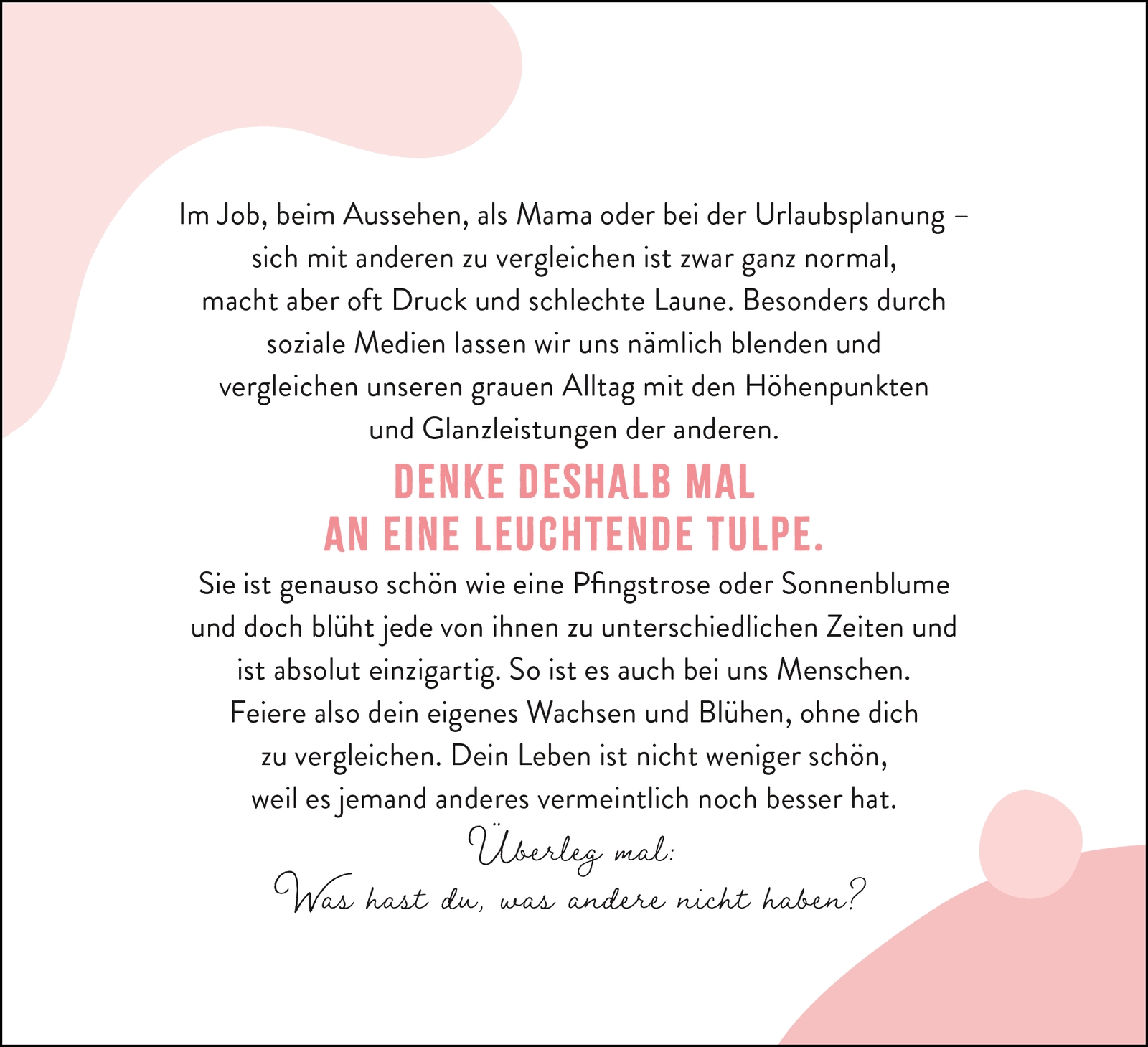 Aufstellkalender - Sei stark. Sei anders. Sei DU. 2027