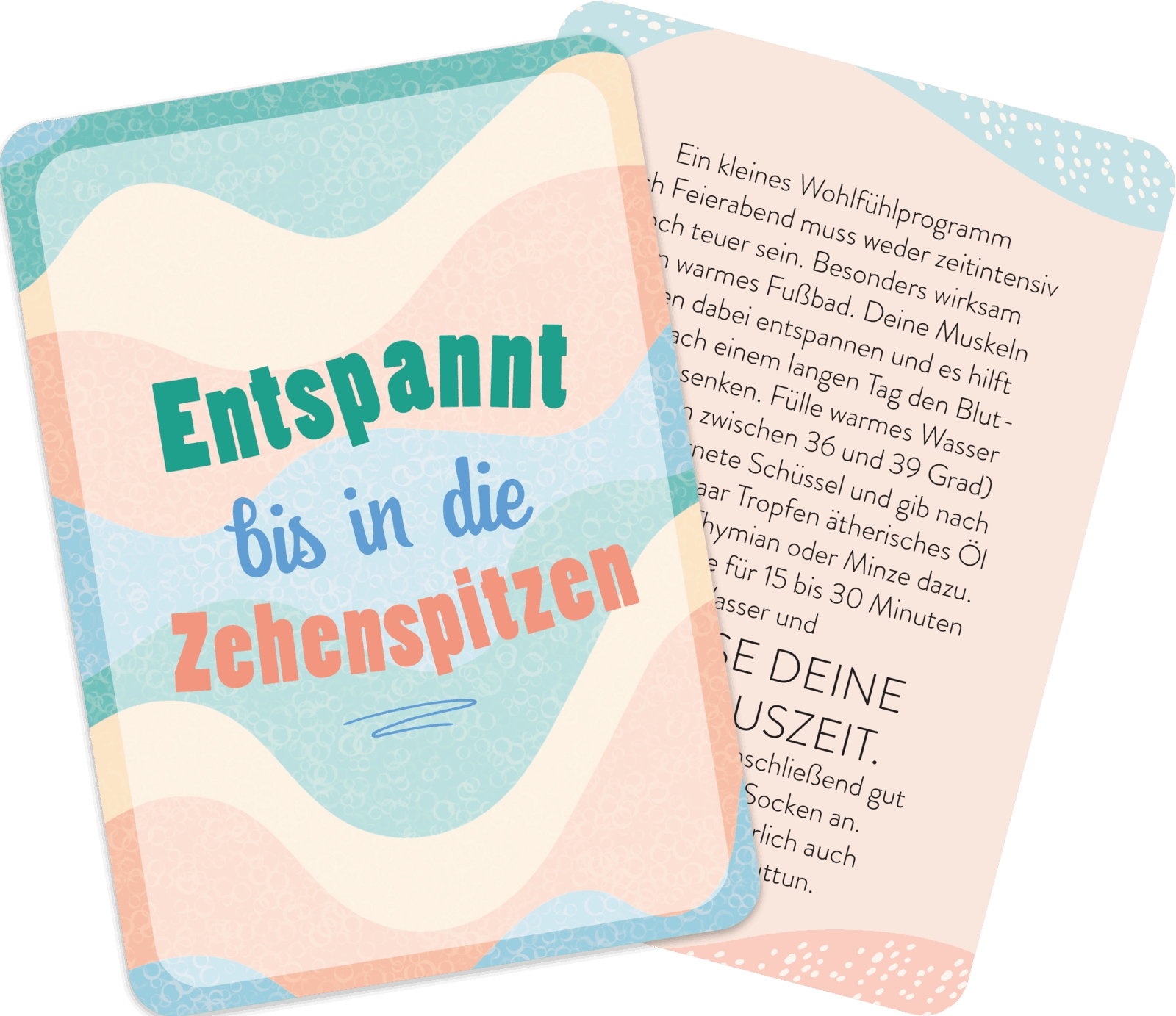 Karten-Box - Less stress